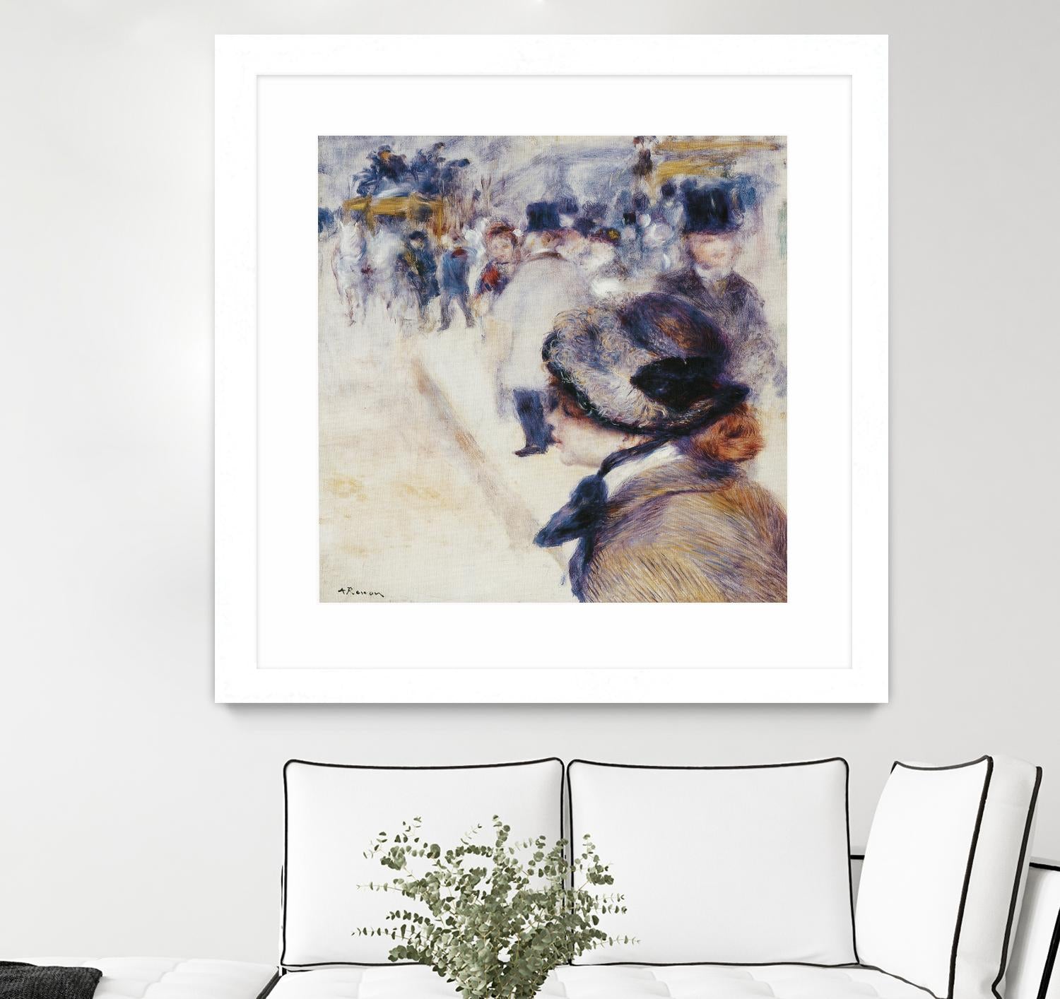 La Place Clichy by Auguste Renoir on GIANT ART - beige figurative renoir