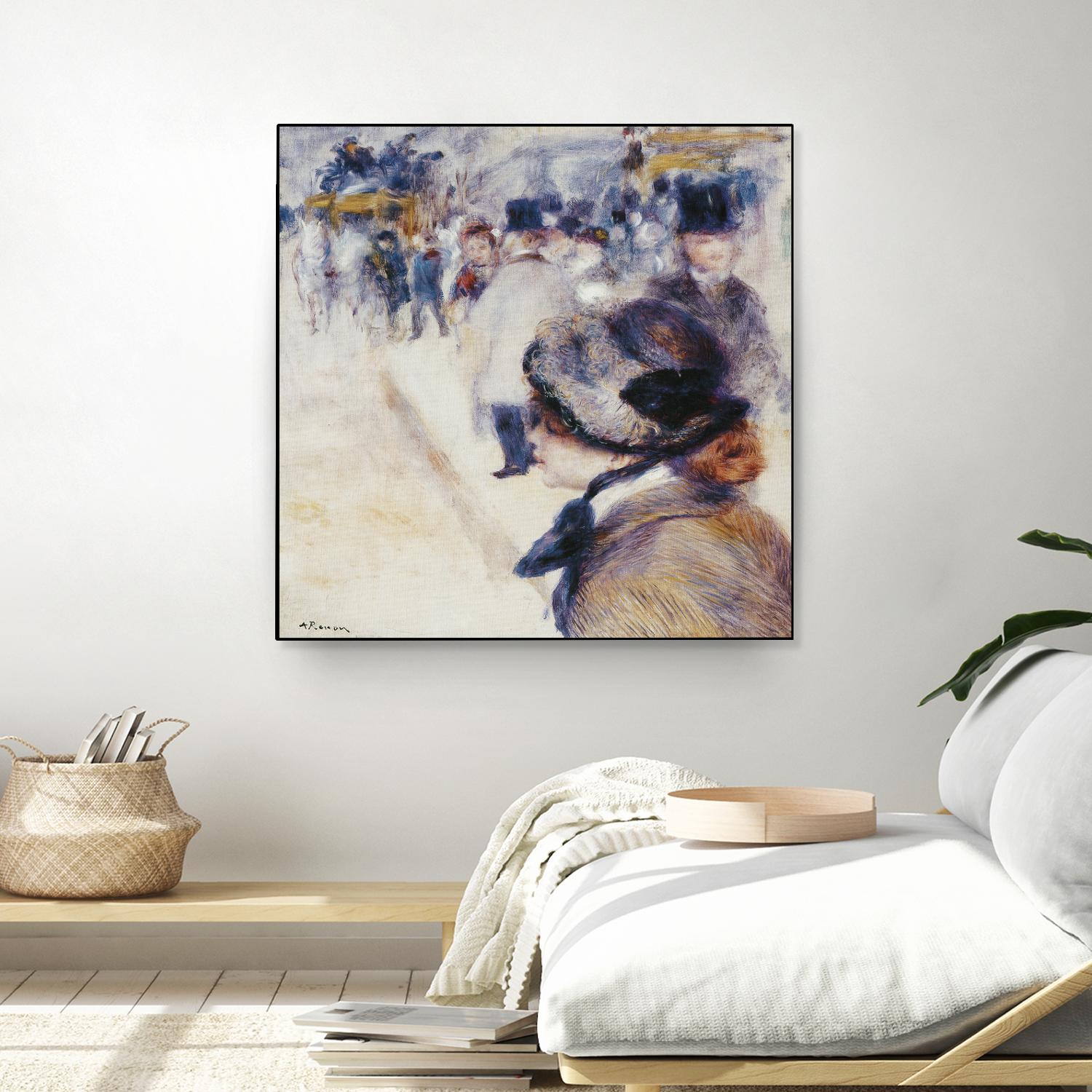 La Place Clichy by Auguste Renoir on GIANT ART - beige figurative renoir