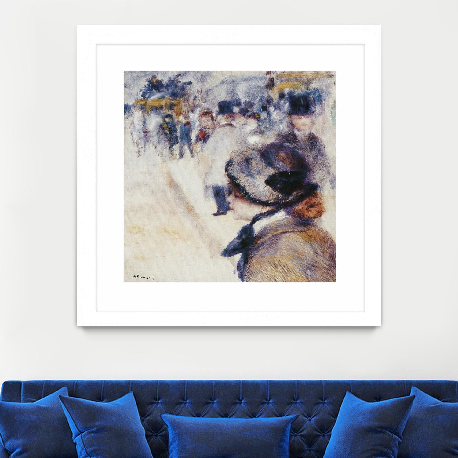 La Place Clichy by Auguste Renoir on GIANT ART - beige figurative renoir