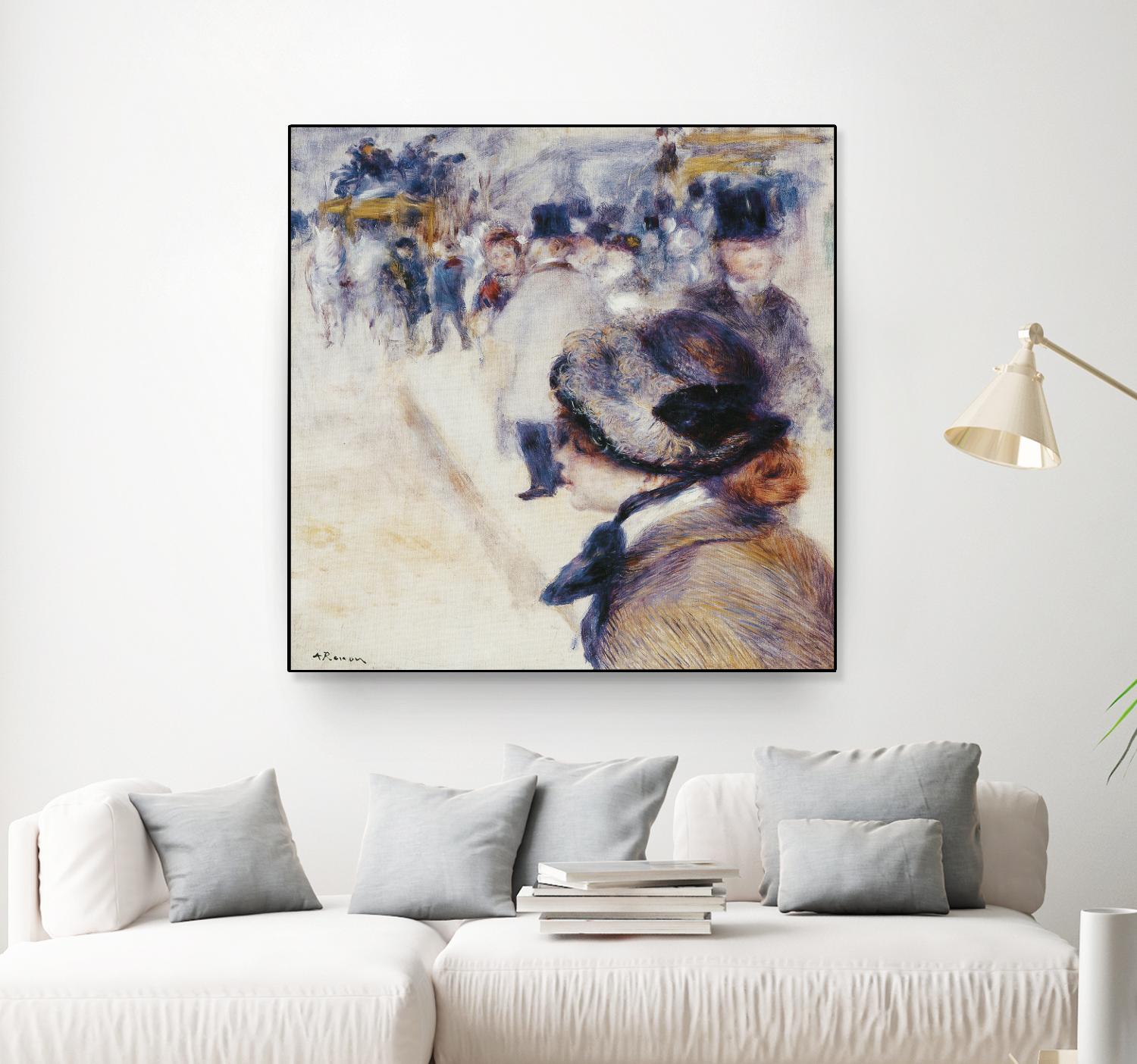 La Place Clichy by Auguste Renoir on GIANT ART - beige figurative renoir