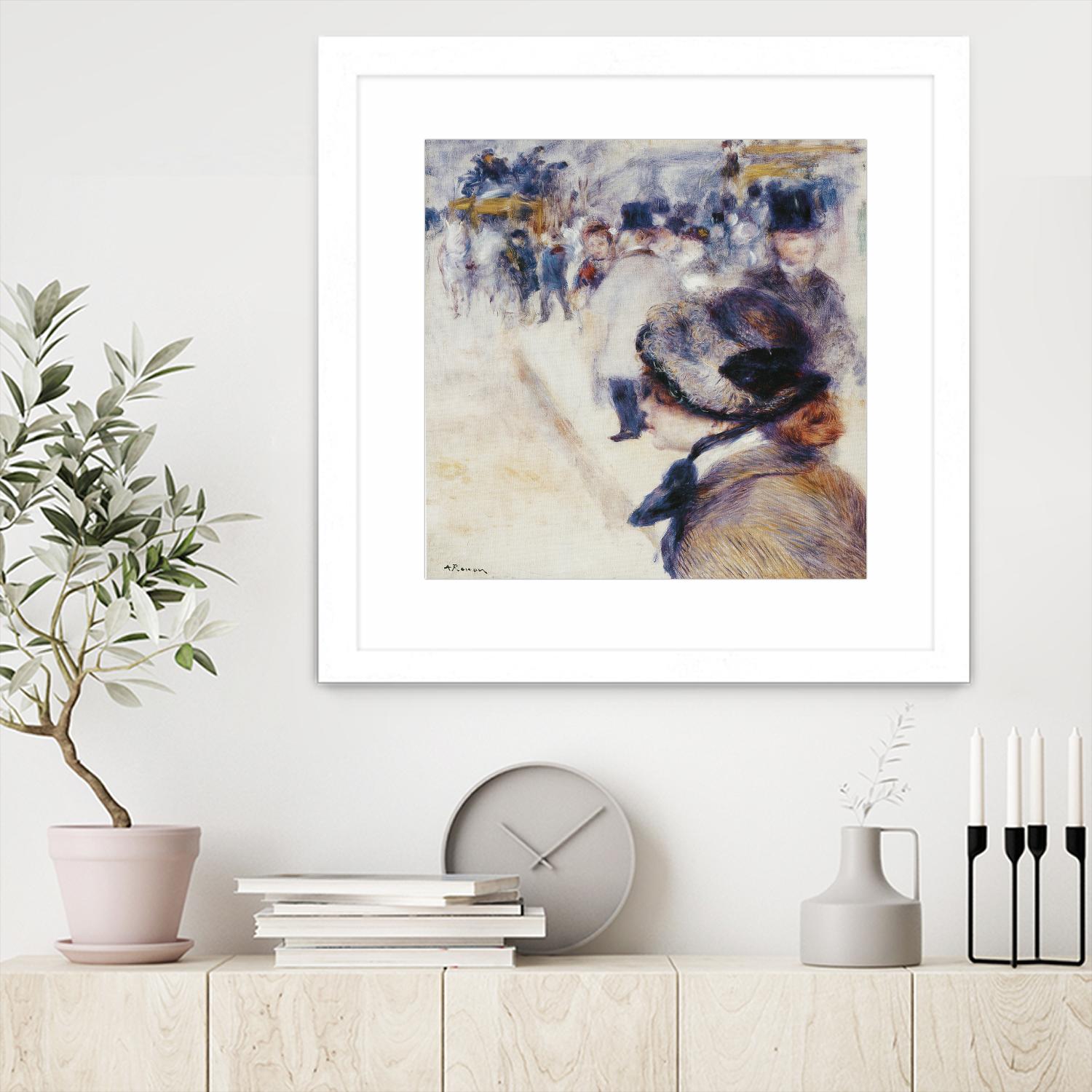 La Place Clichy by Auguste Renoir on GIANT ART - beige figurative renoir