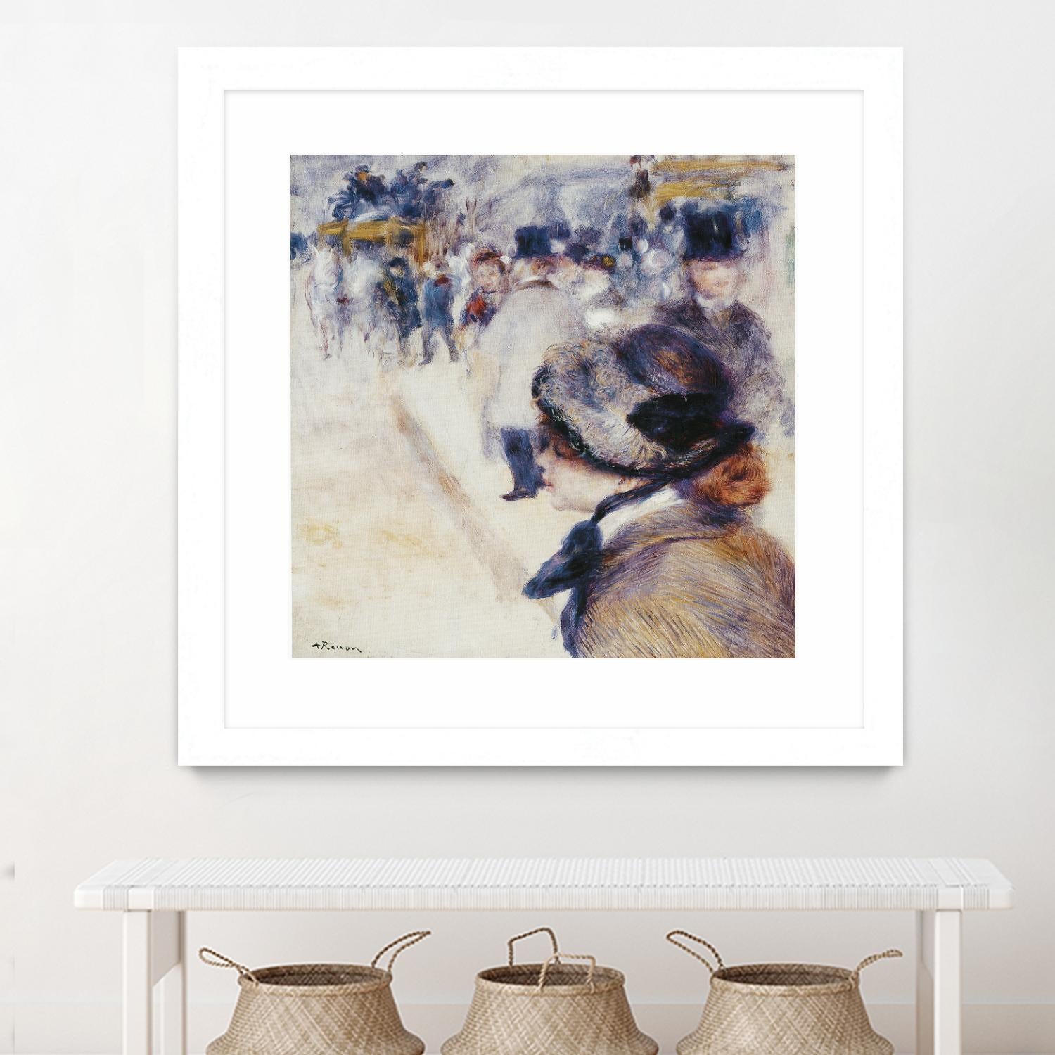 La Place Clichy by Auguste Renoir on GIANT ART - beige figurative renoir