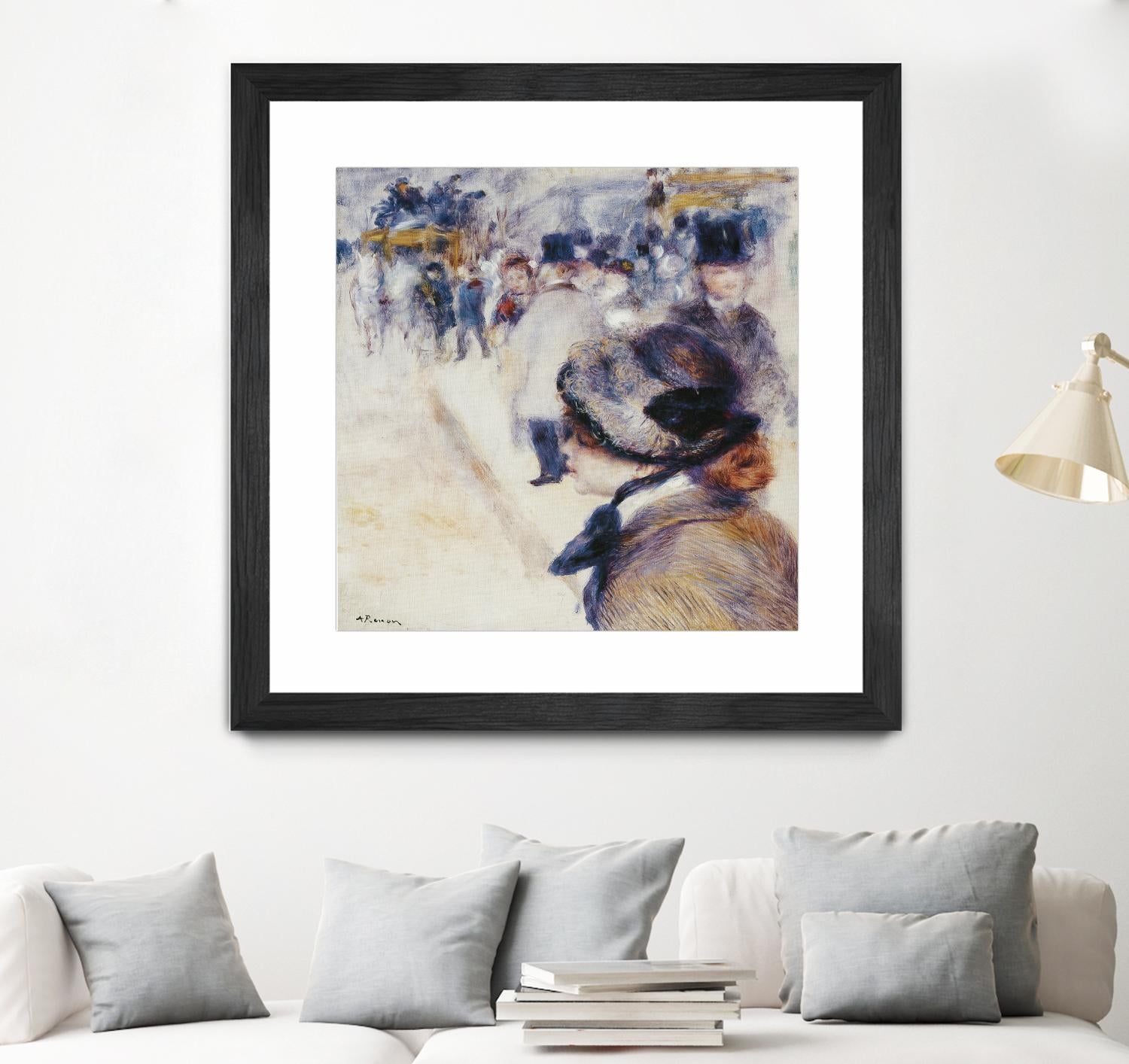 La Place Clichy by Auguste Renoir on GIANT ART - beige figurative renoir