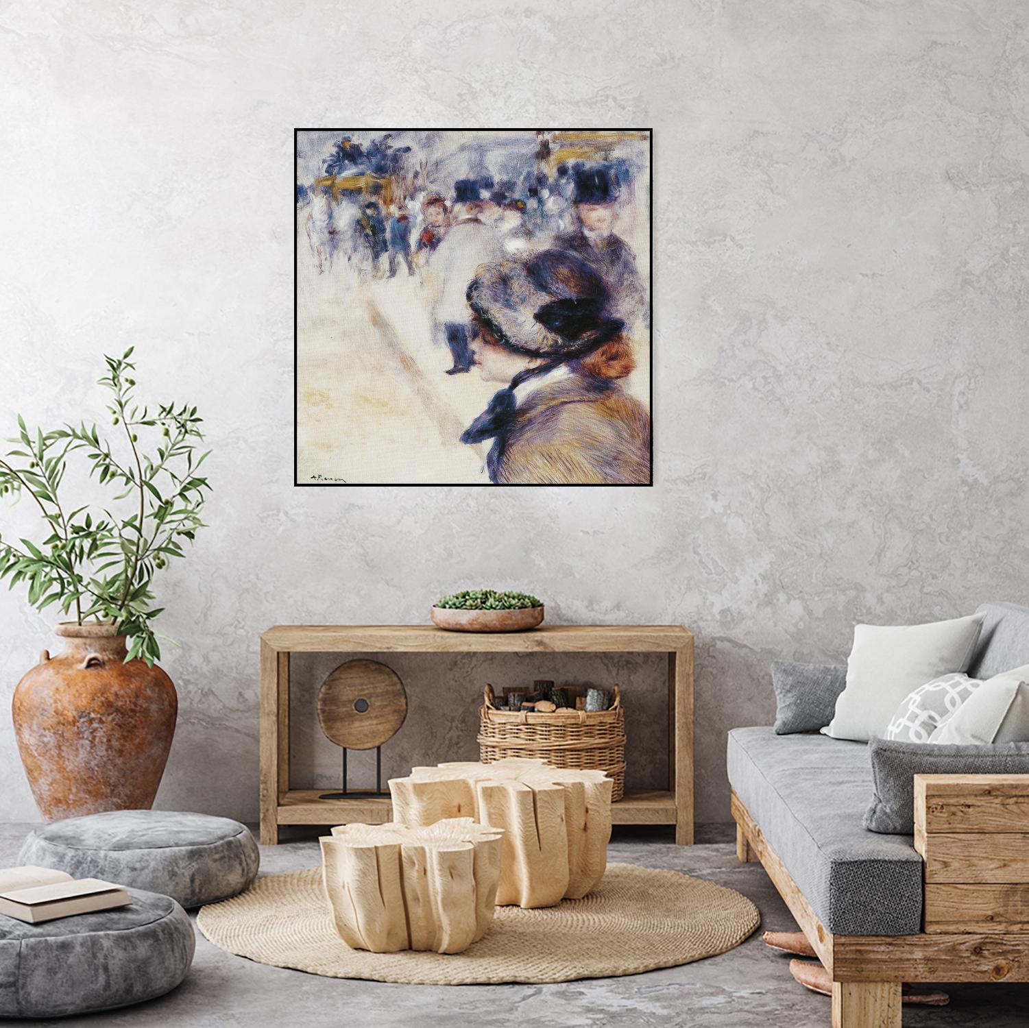 La Place Clichy by Auguste Renoir on GIANT ART - beige figurative renoir