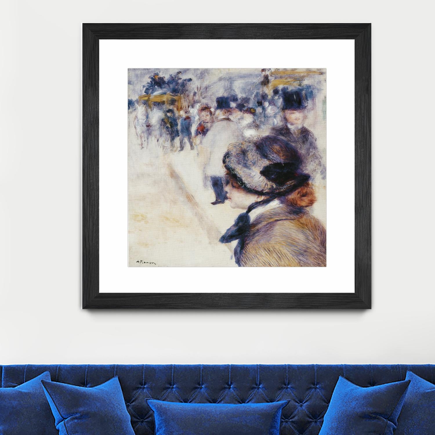 La Place Clichy by Auguste Renoir on GIANT ART - beige figurative renoir