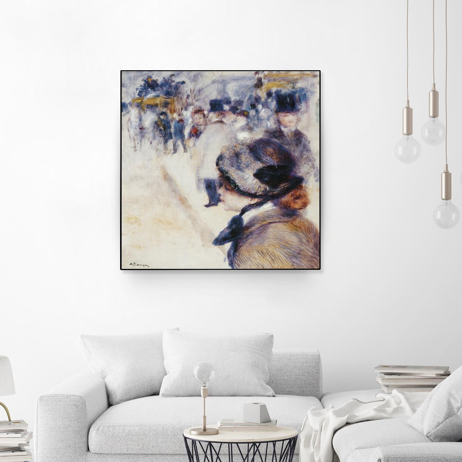 La Place Clichy by Auguste Renoir on GIANT ART - beige figurative renoir