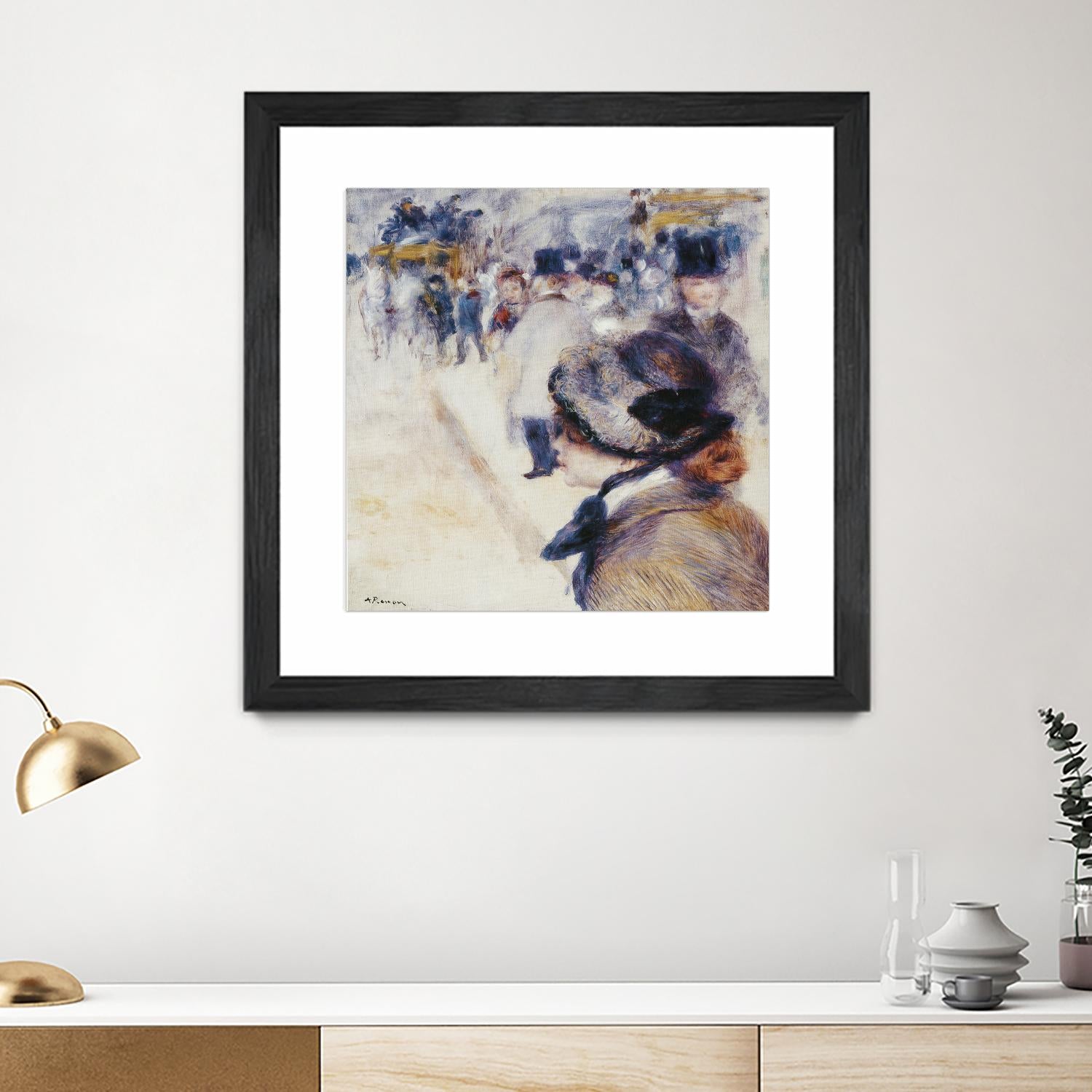 La Place Clichy by Auguste Renoir on GIANT ART - beige figurative renoir