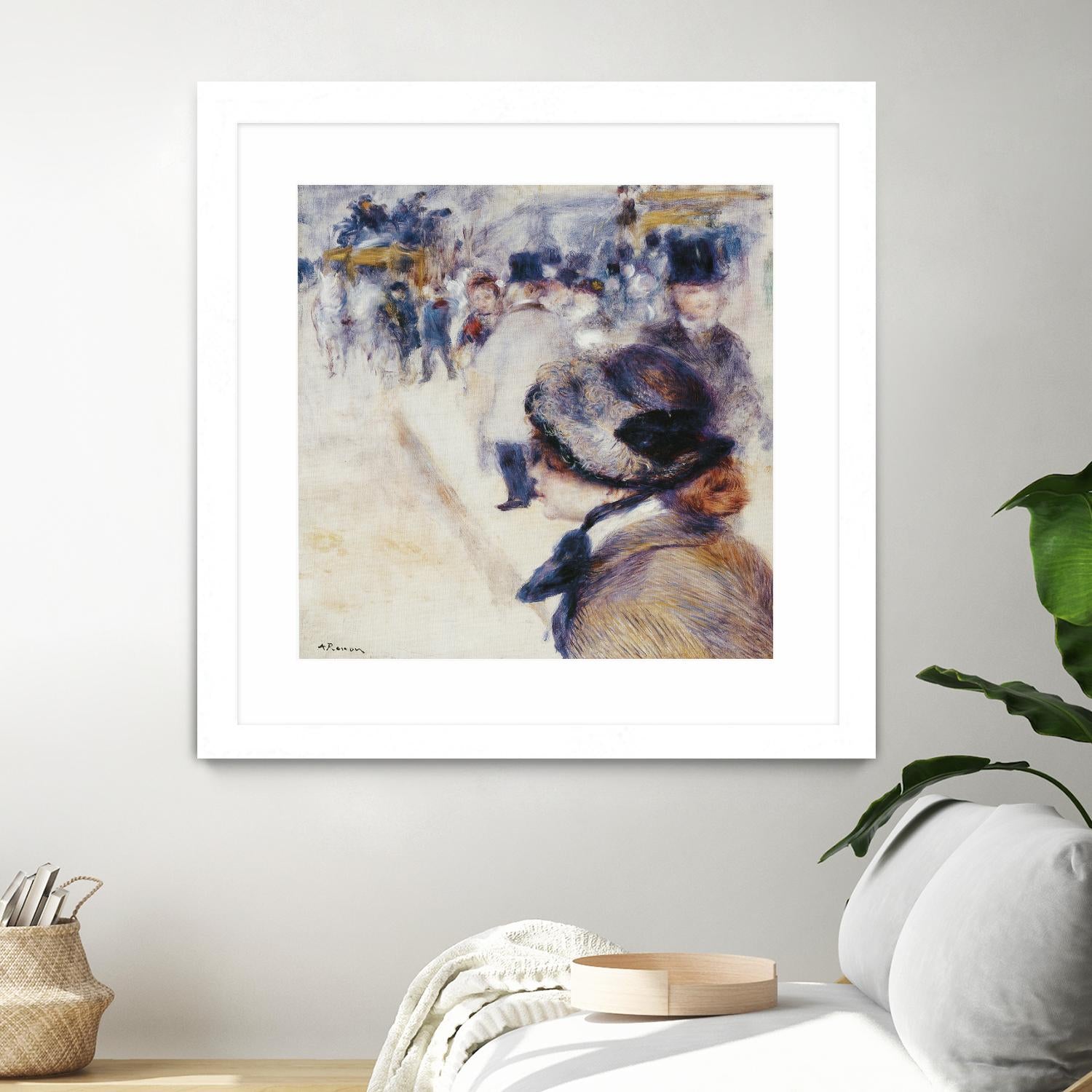 La Place Clichy by Auguste Renoir on GIANT ART - beige figurative renoir