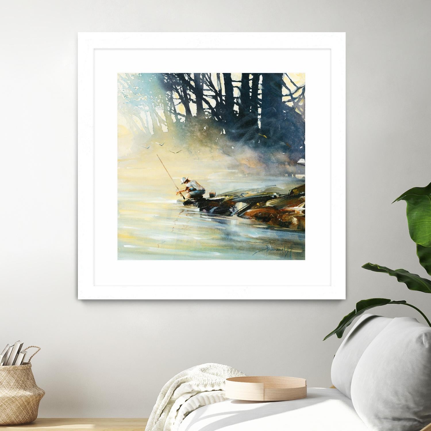 Ensemble by Roland Palmaerts on GIANT ART - blue landscape