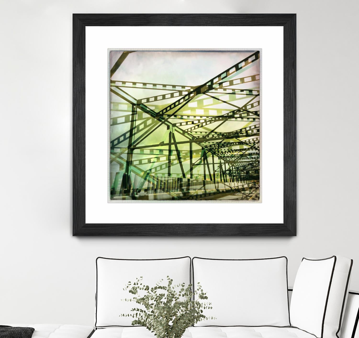 Bridge structure I by Jean-François Dupuis on GIANT ART - grey city scene