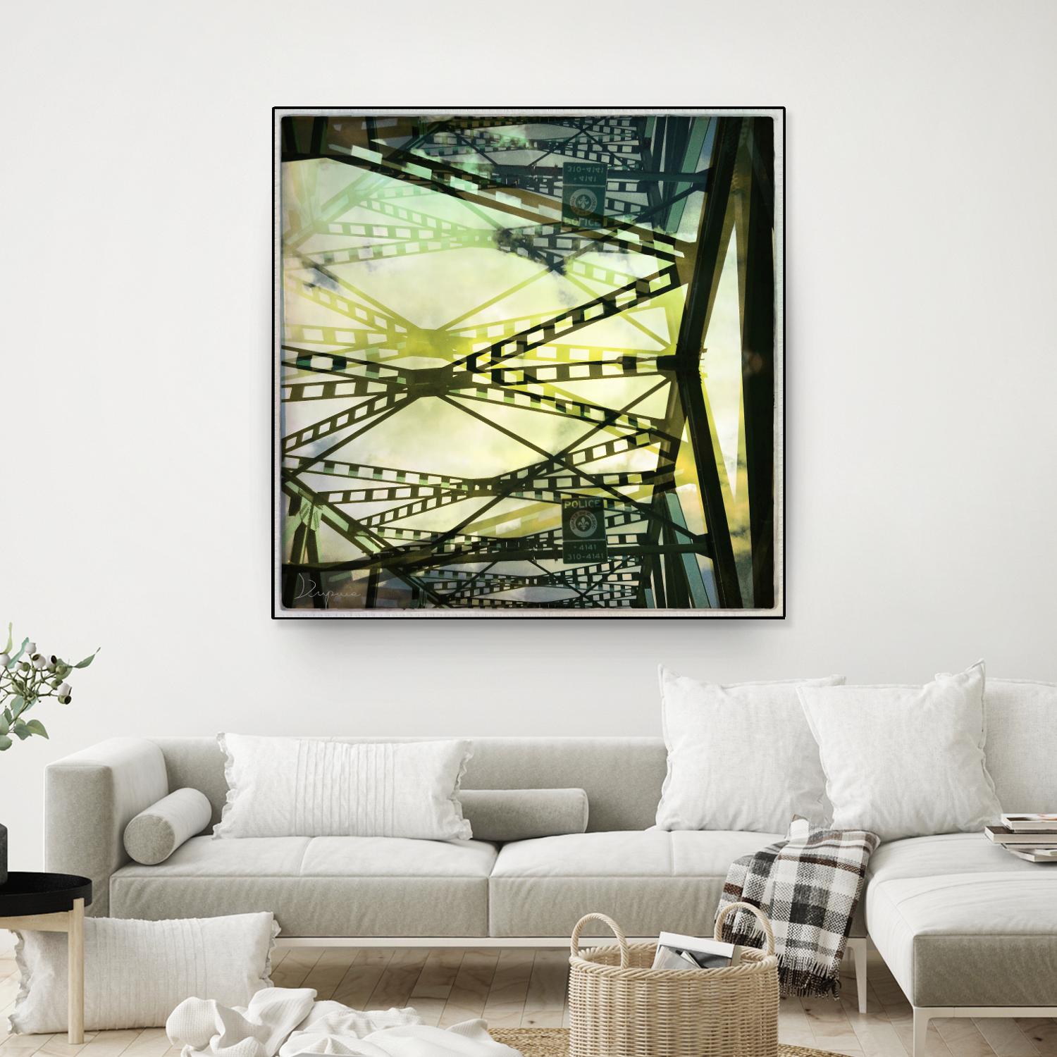 Bridge structure III by Jean-François Dupuis on GIANT ART - grey city scene