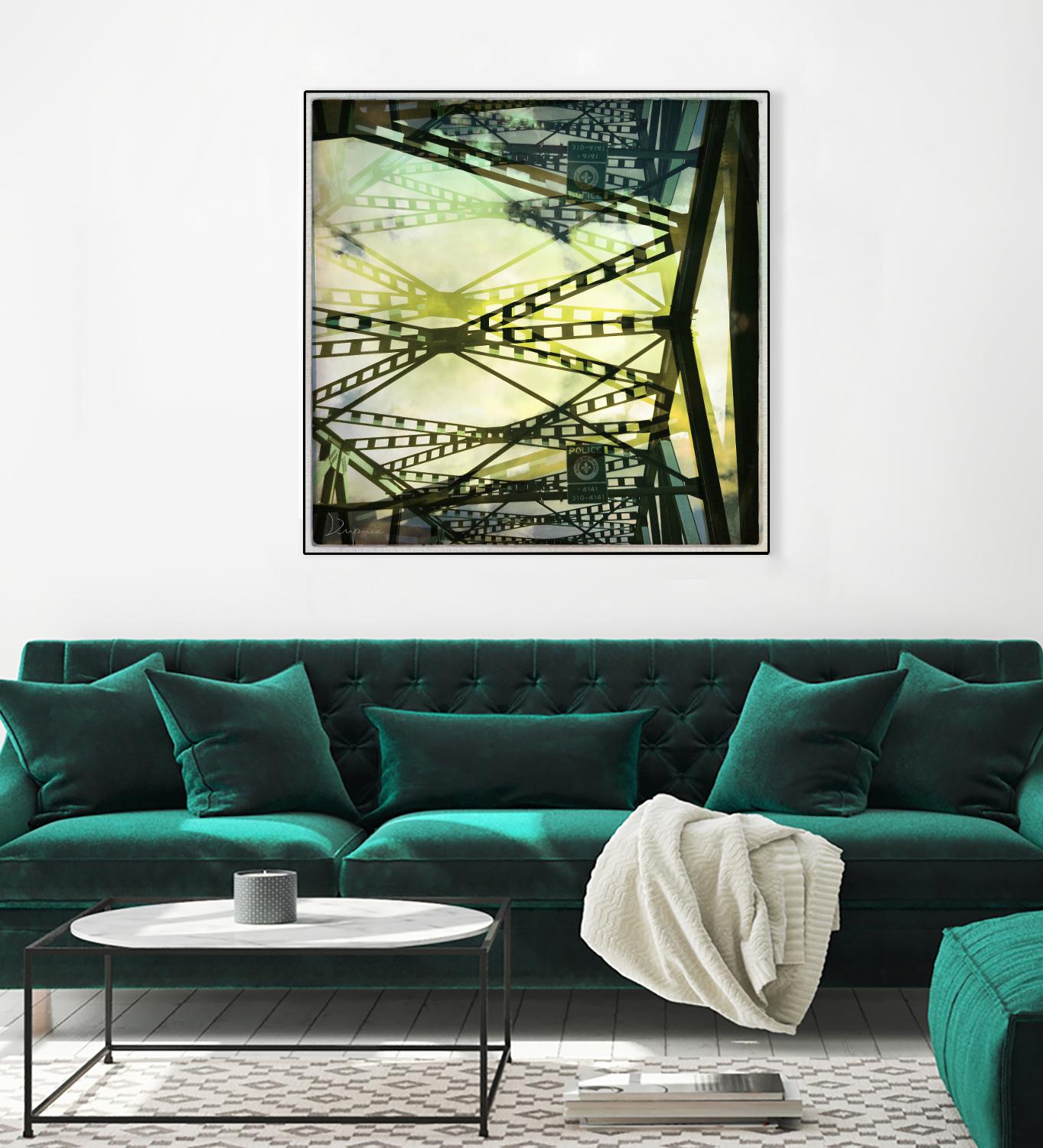 Bridge structure III by Jean-François Dupuis on GIANT ART - grey city scene