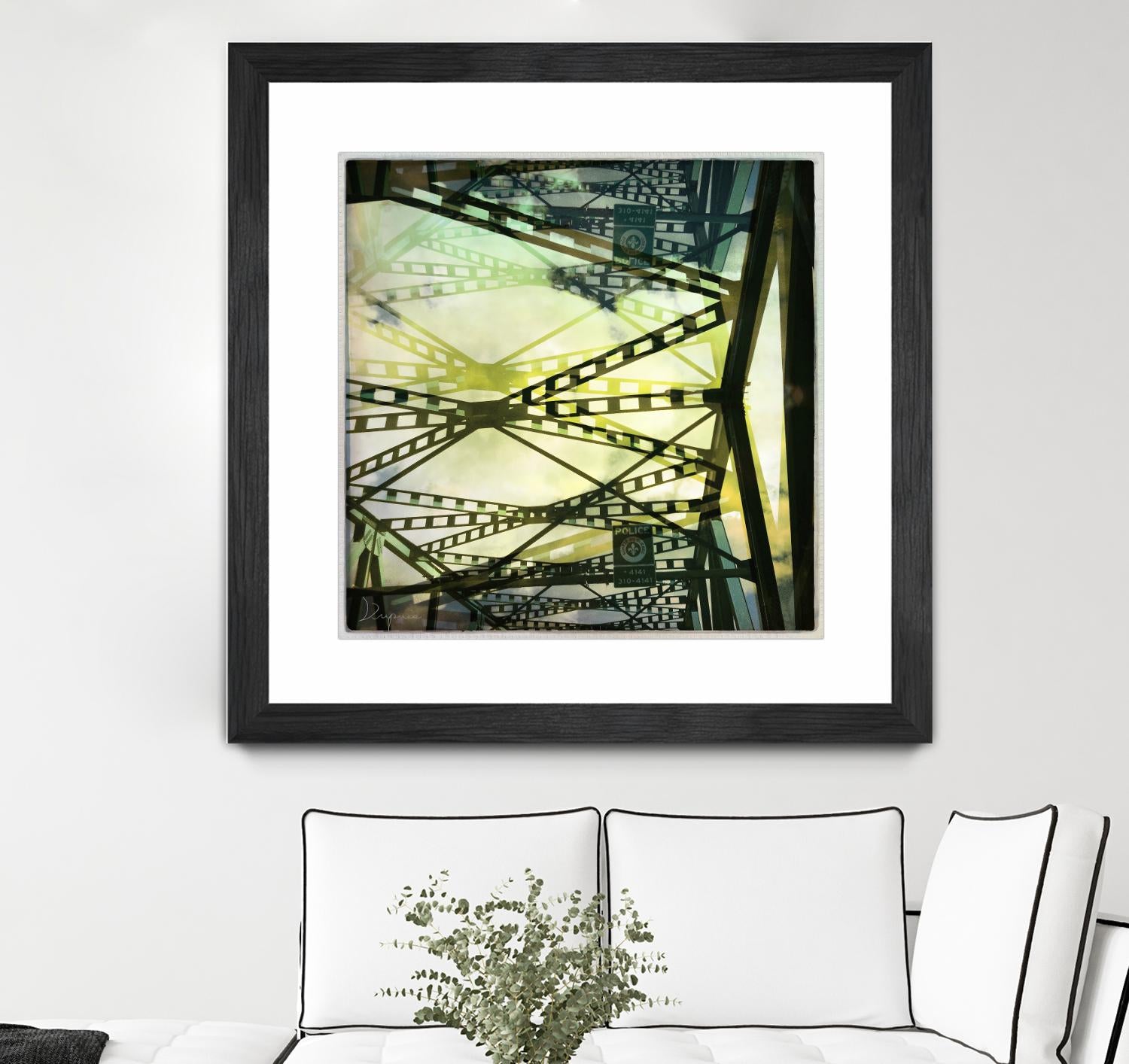 Bridge structure III by Jean-François Dupuis on GIANT ART - grey city scene