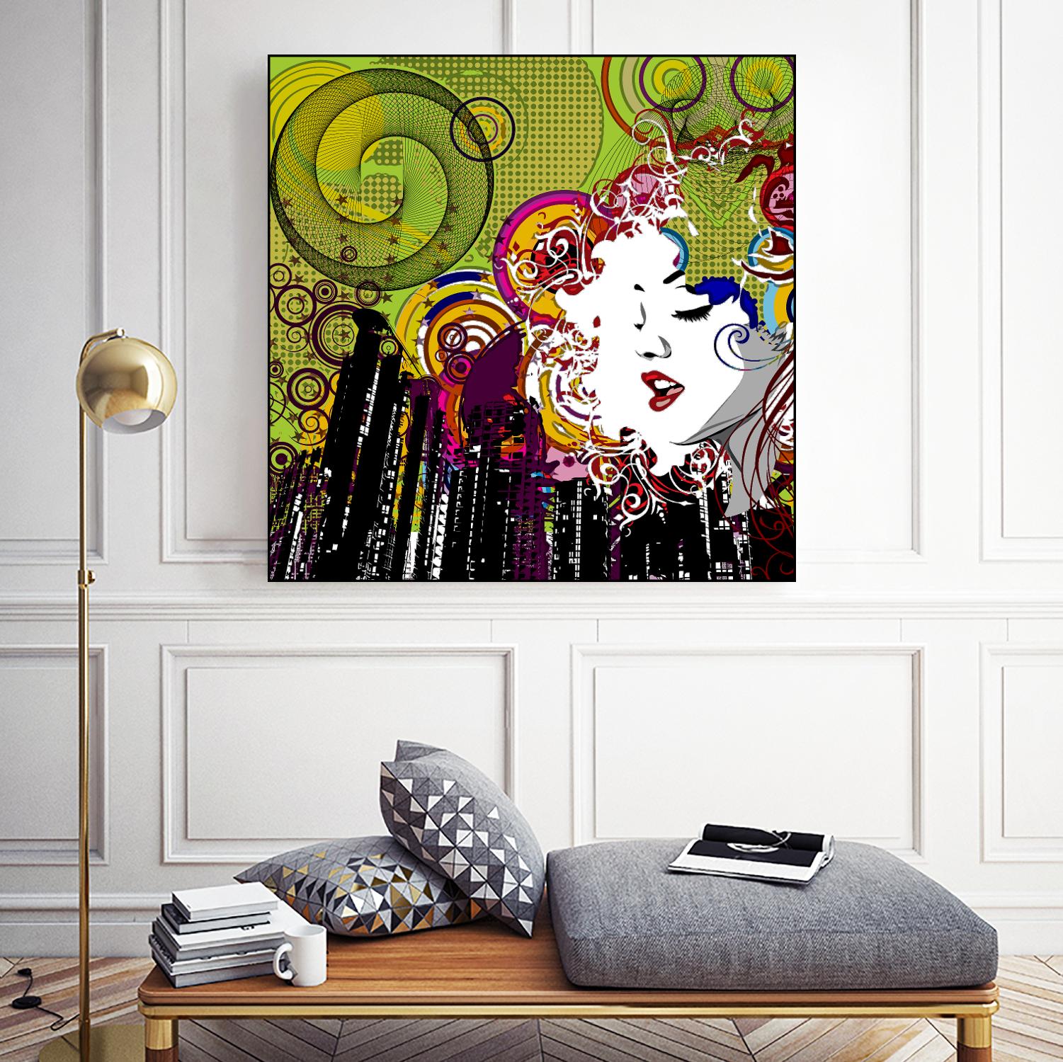 Lips by Jefd on GIANT ART - white pop art - alternative