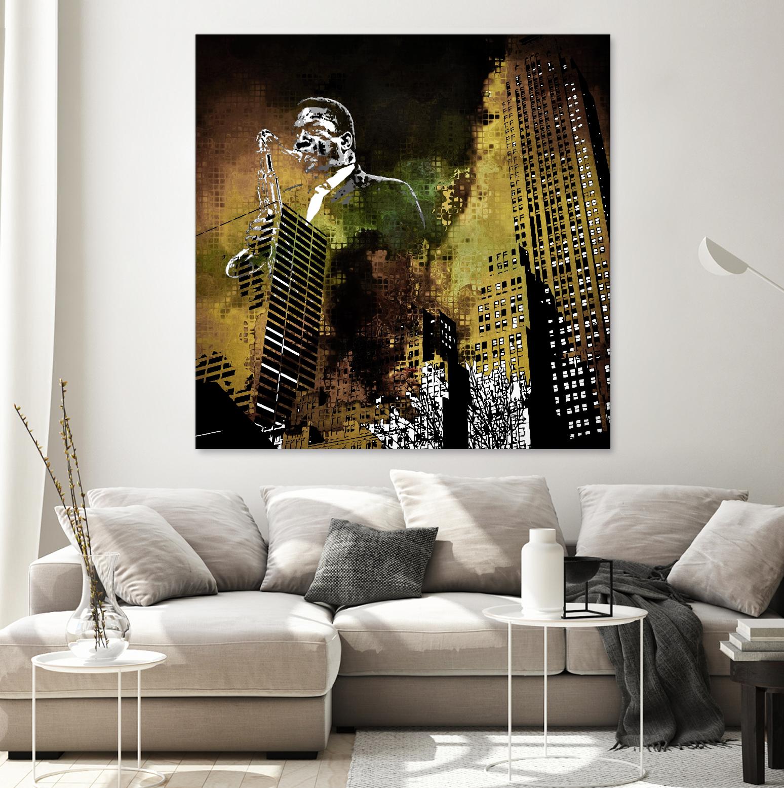 Jazzi I by Jefd on GIANT ART - yellow music - dance