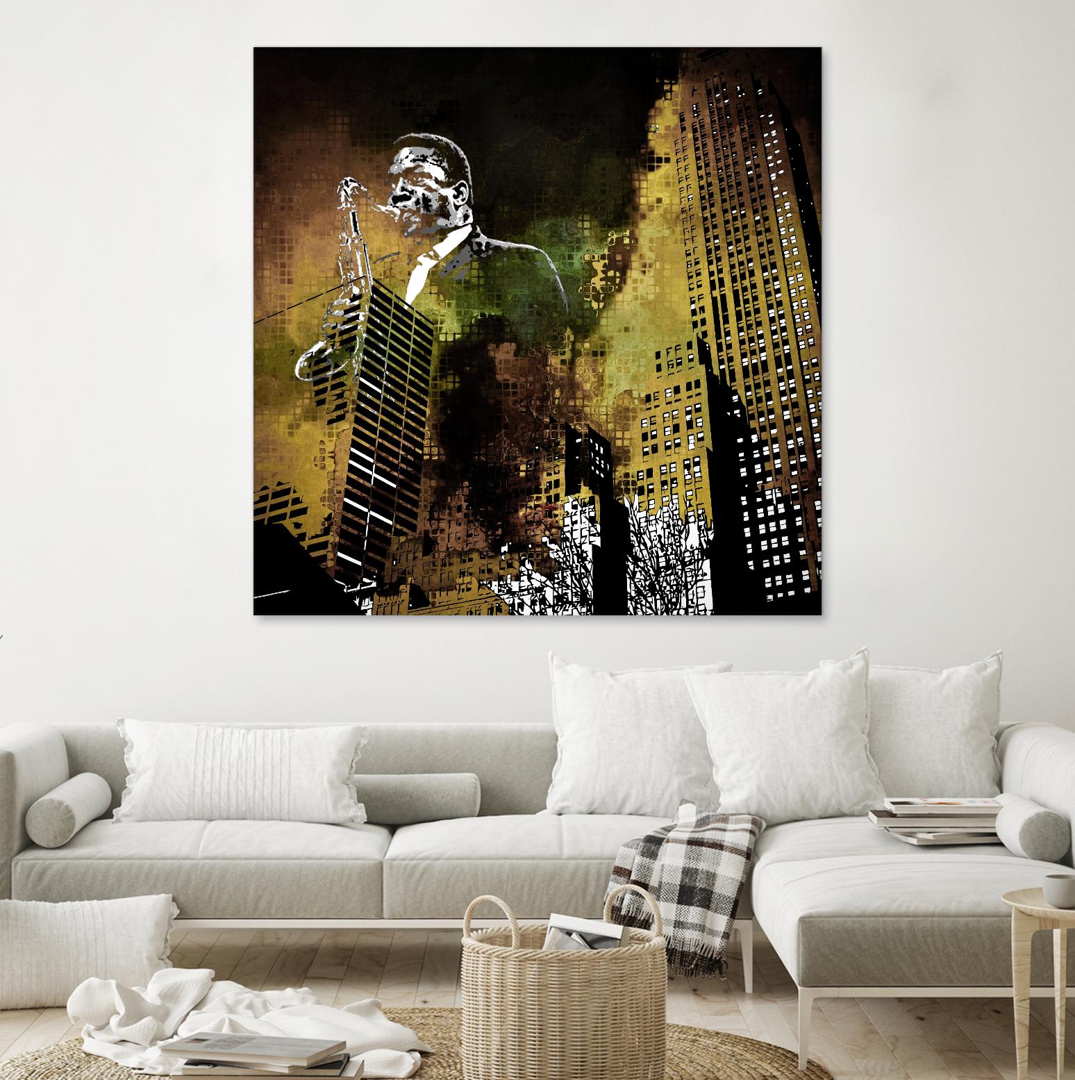 Jazzi I by Jefd on GIANT ART - yellow music - dance