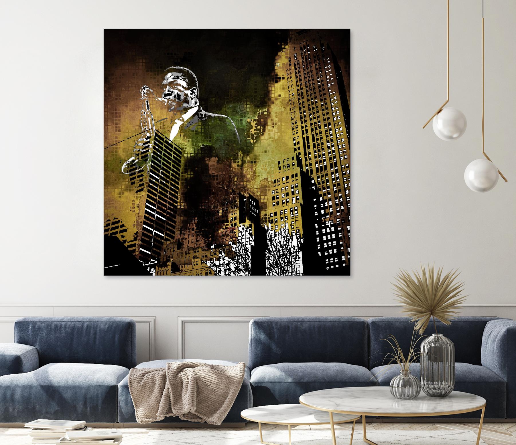 Jazzi I by Jefd on GIANT ART - yellow music - dance