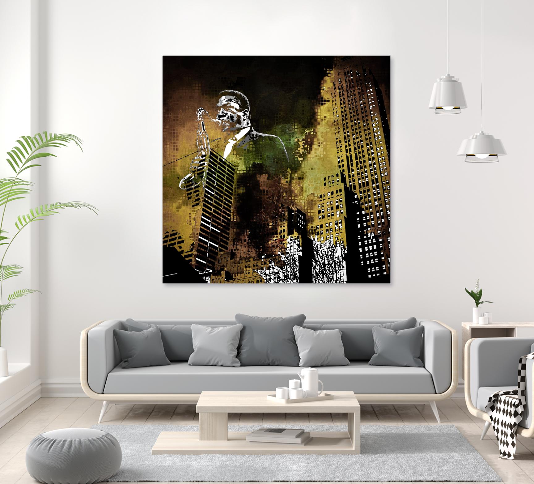 Jazzi I by Jefd on GIANT ART - yellow music - dance