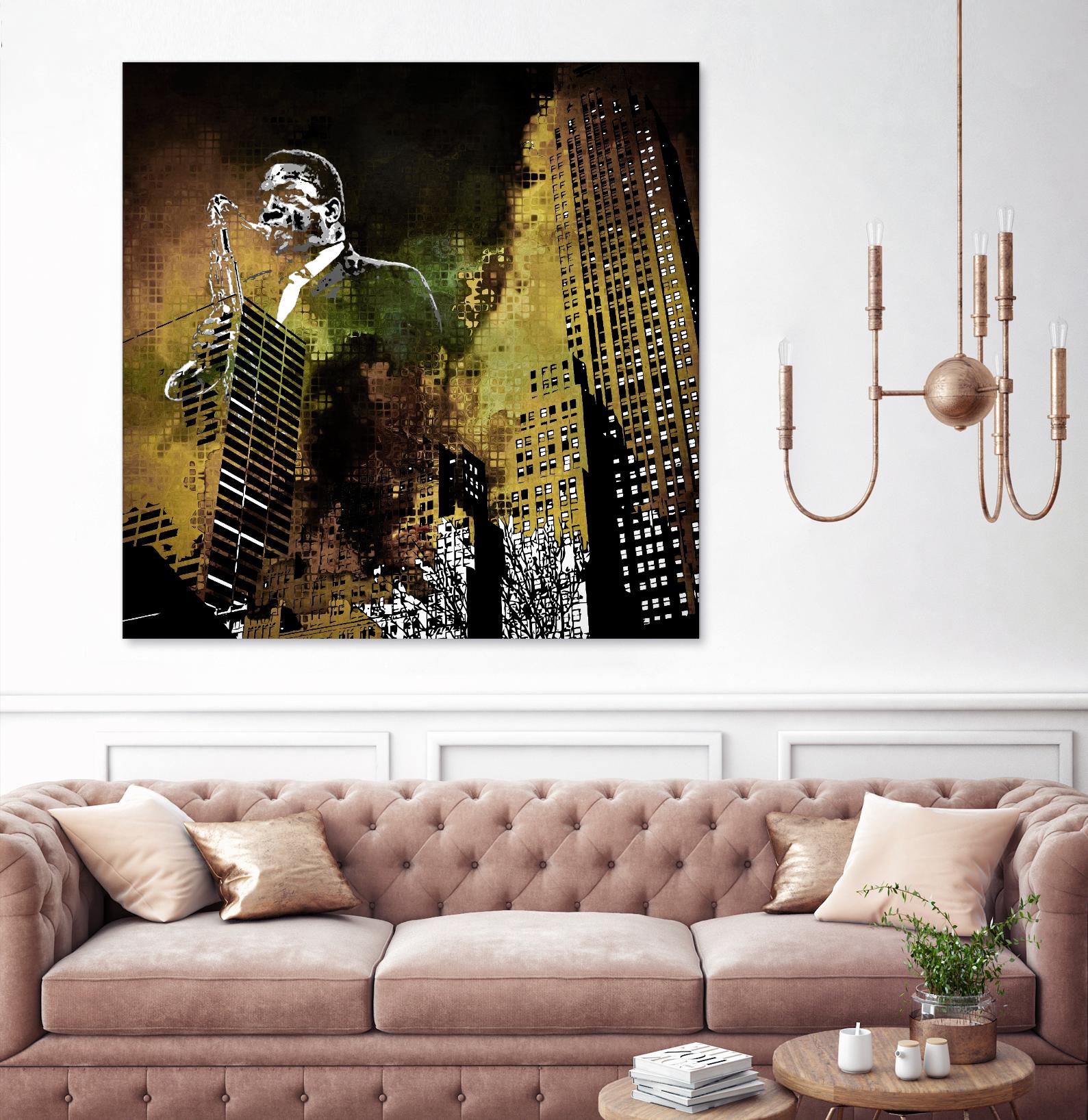 Jazzi I by Jefd on GIANT ART - yellow music - dance