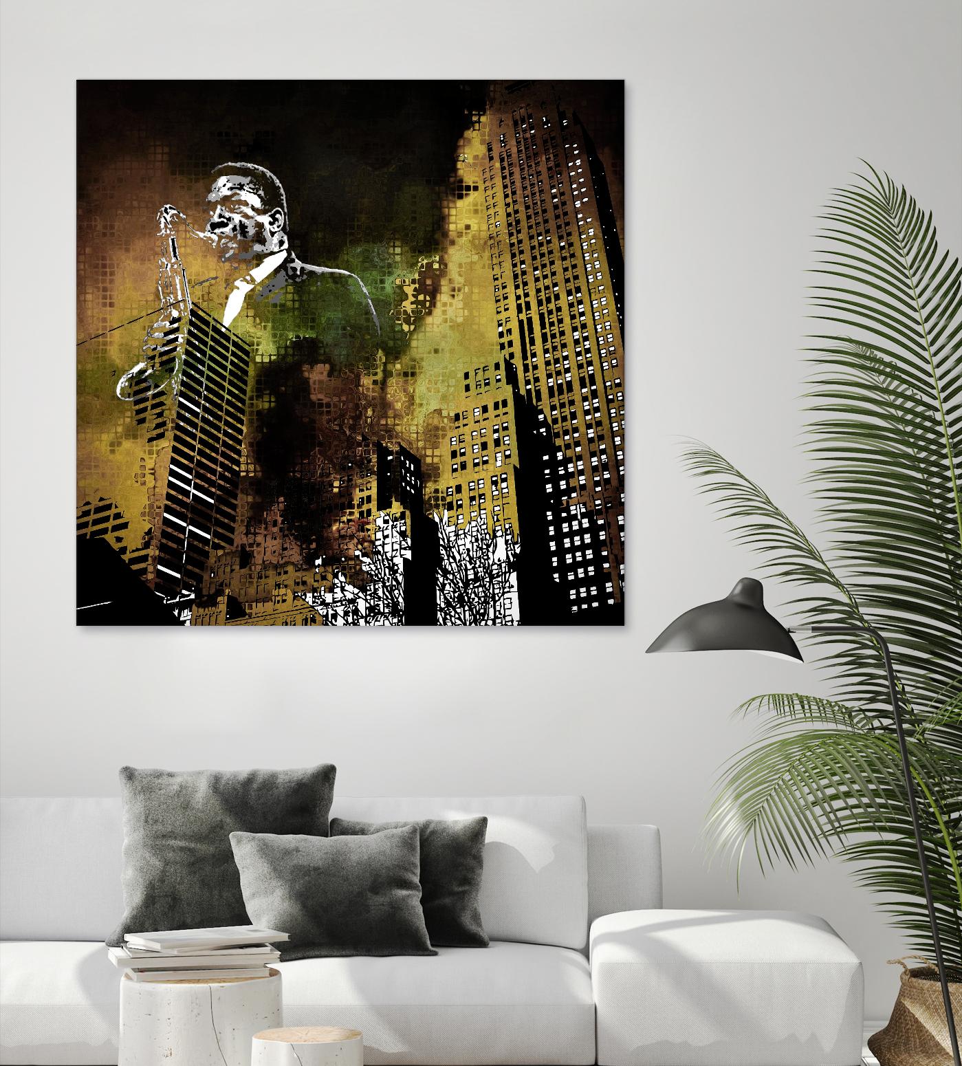 Jazzi I by Jefd on GIANT ART - yellow music - dance