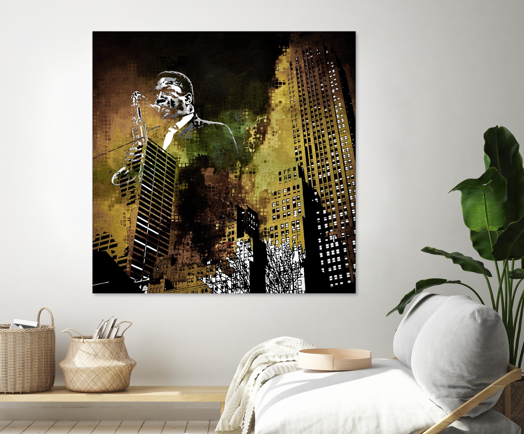 Jazzi I by Jefd on GIANT ART - yellow music - dance