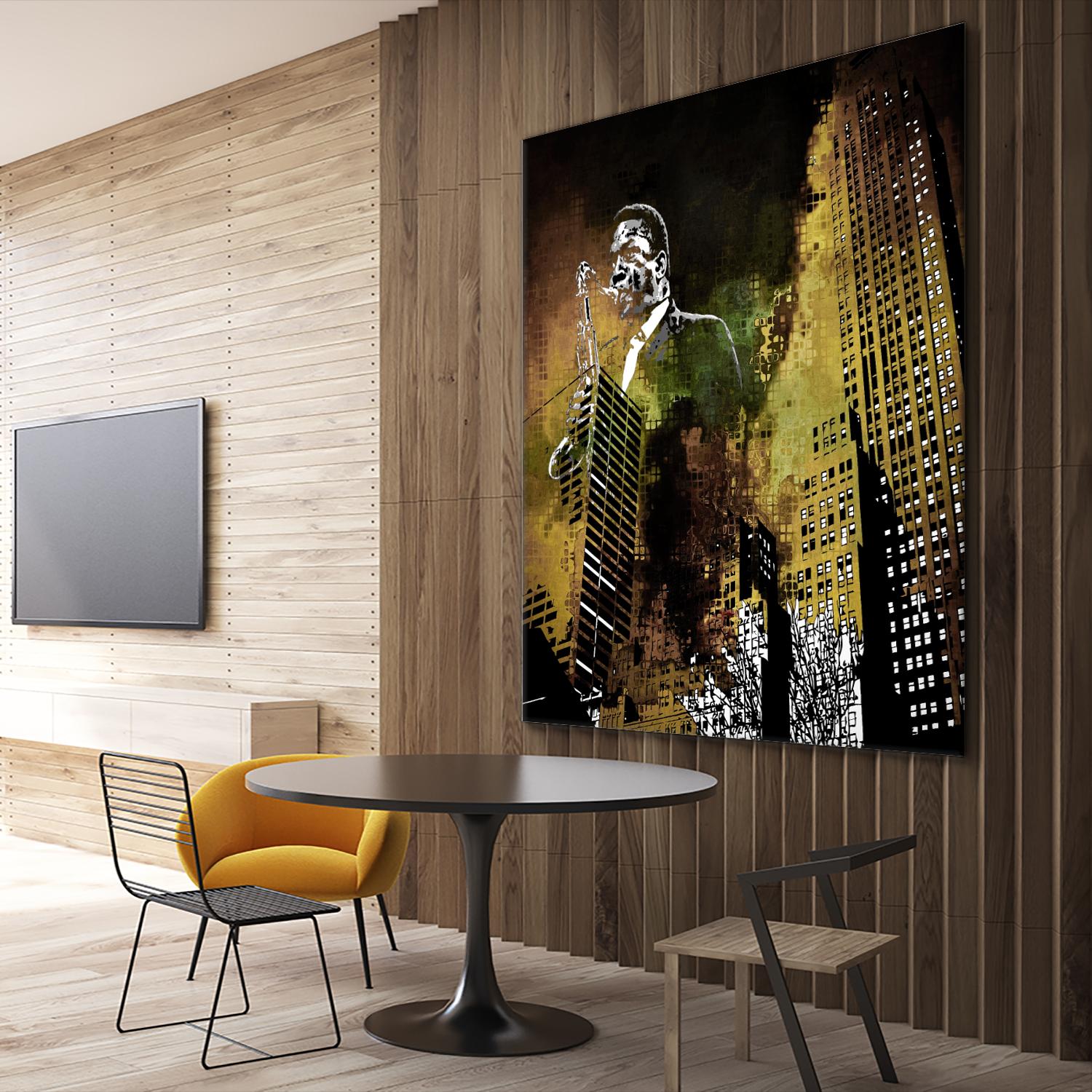 Jazzi I by Jefd on GIANT ART - yellow music - dance