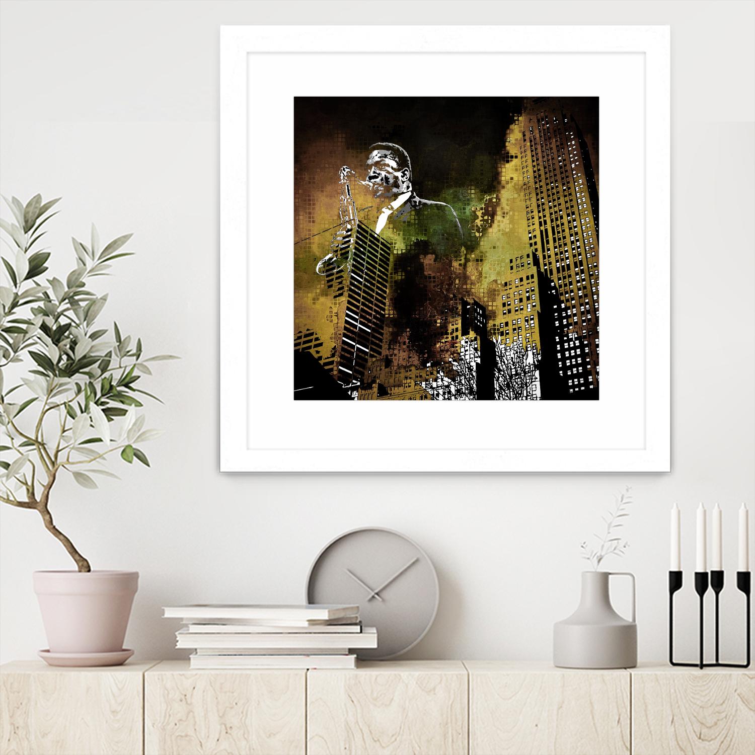 Jazzi I by Jefd on GIANT ART - yellow music - dance