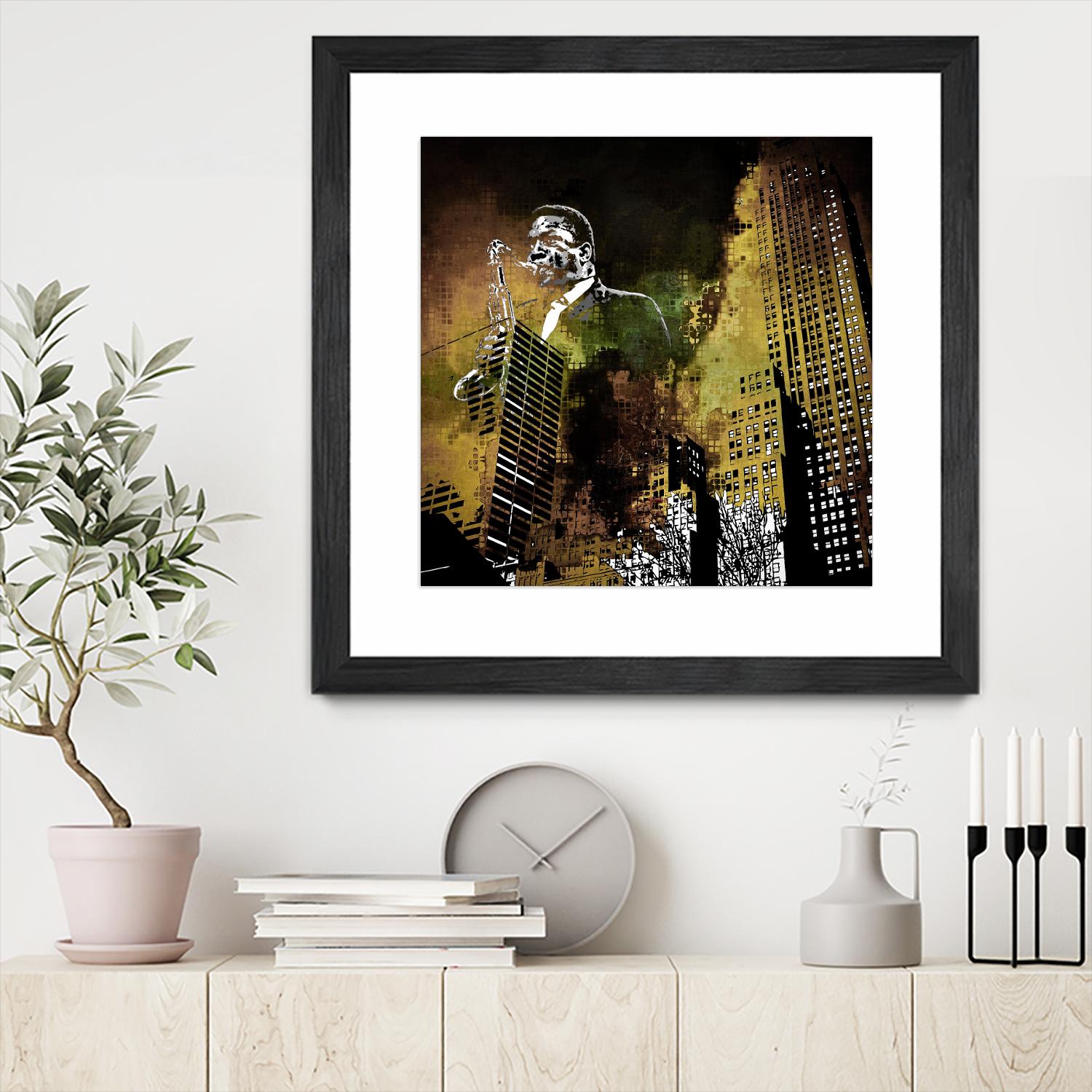 Jazzi I by Jefd on GIANT ART - yellow music - dance