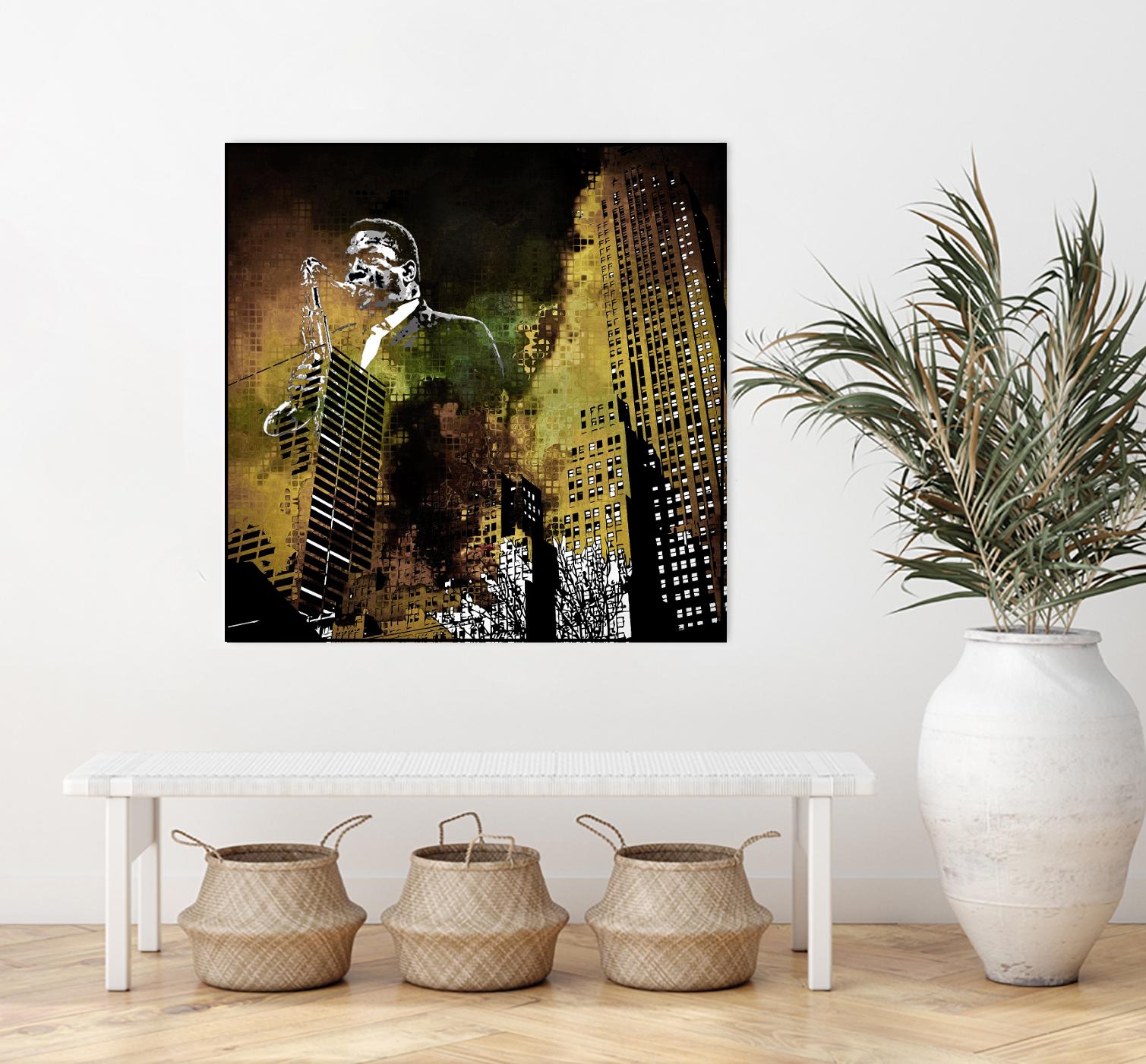 Jazzi I by Jefd on GIANT ART - yellow music - dance