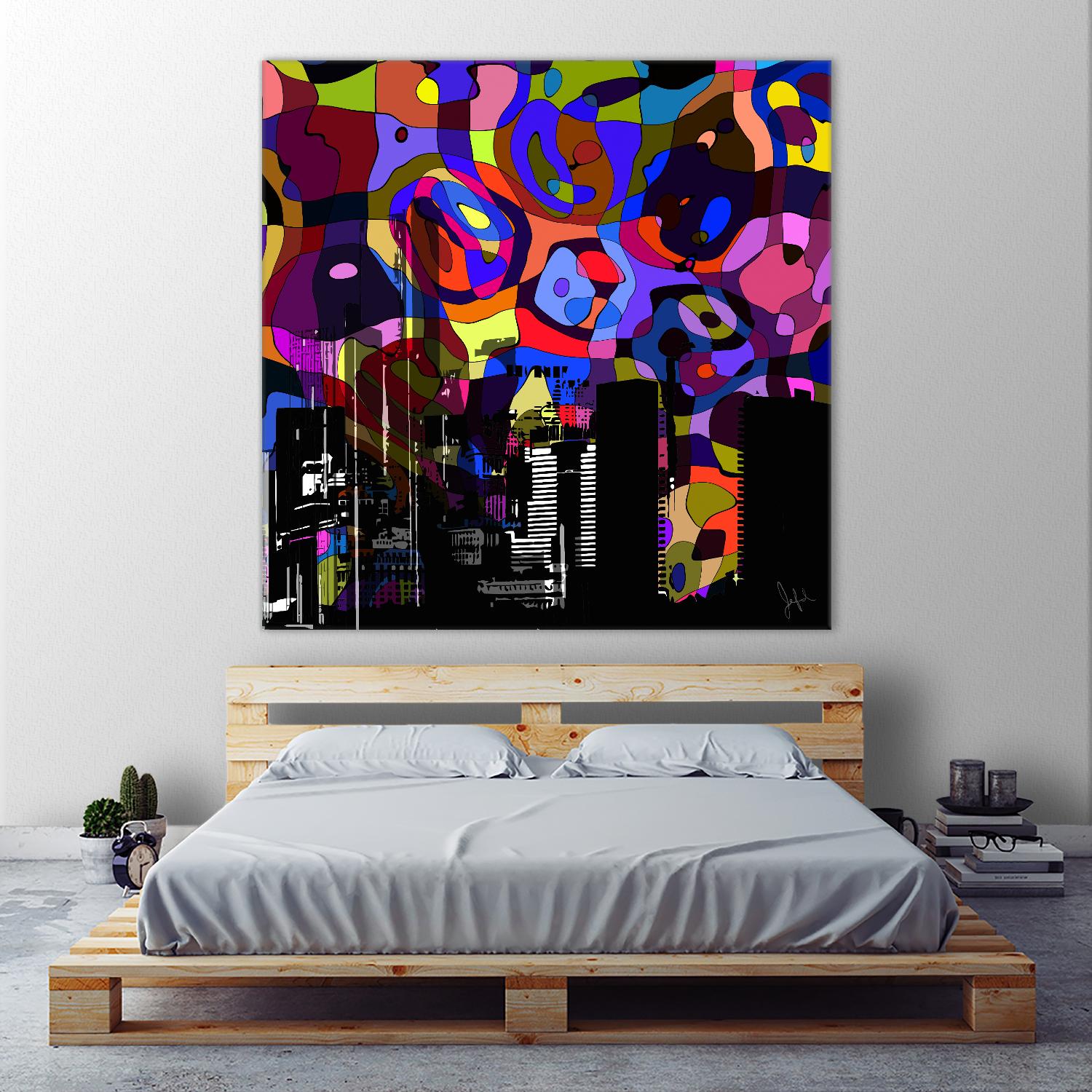 Urban Color V by Jefd on GIANT ART - blue pop art - alternative