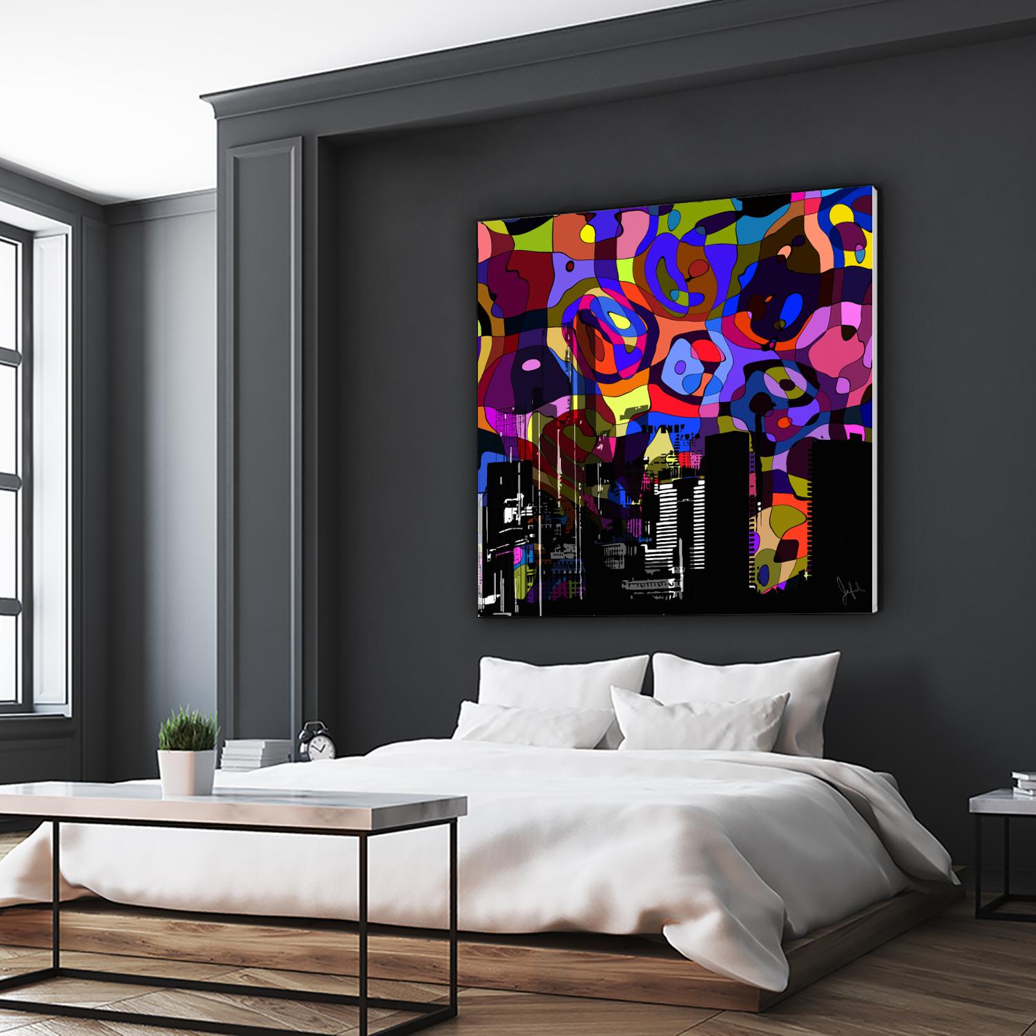 Urban Color V by Jefd on GIANT ART - blue pop art - alternative