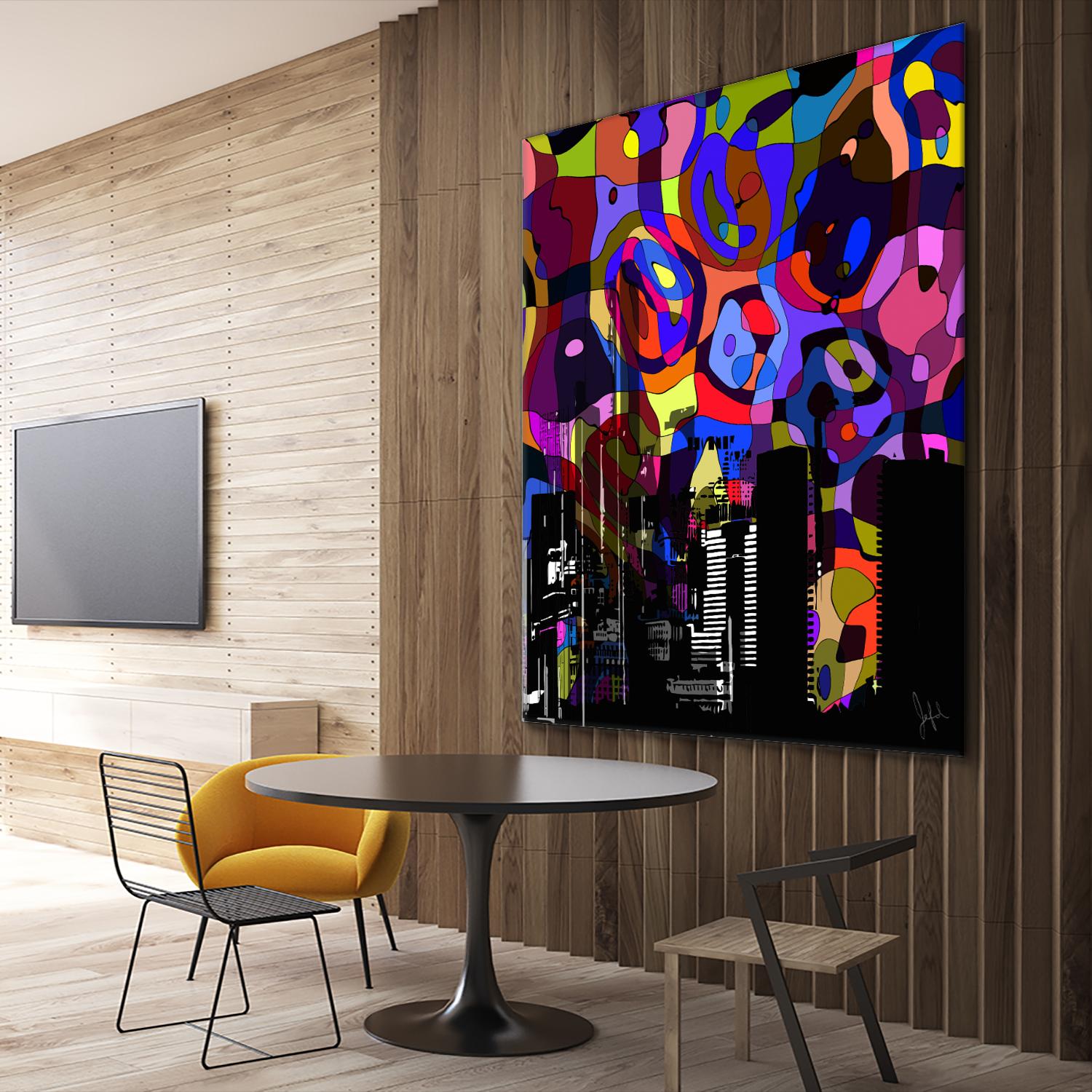 Urban Color V by Jefd on GIANT ART - blue pop art - alternative