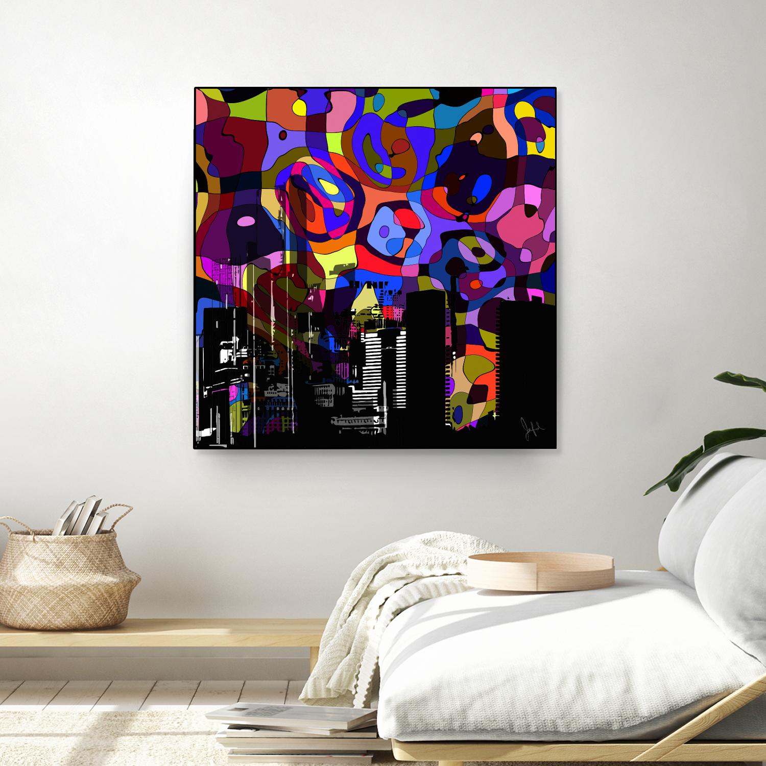 Urban Color V by Jefd on GIANT ART - blue pop art - alternative