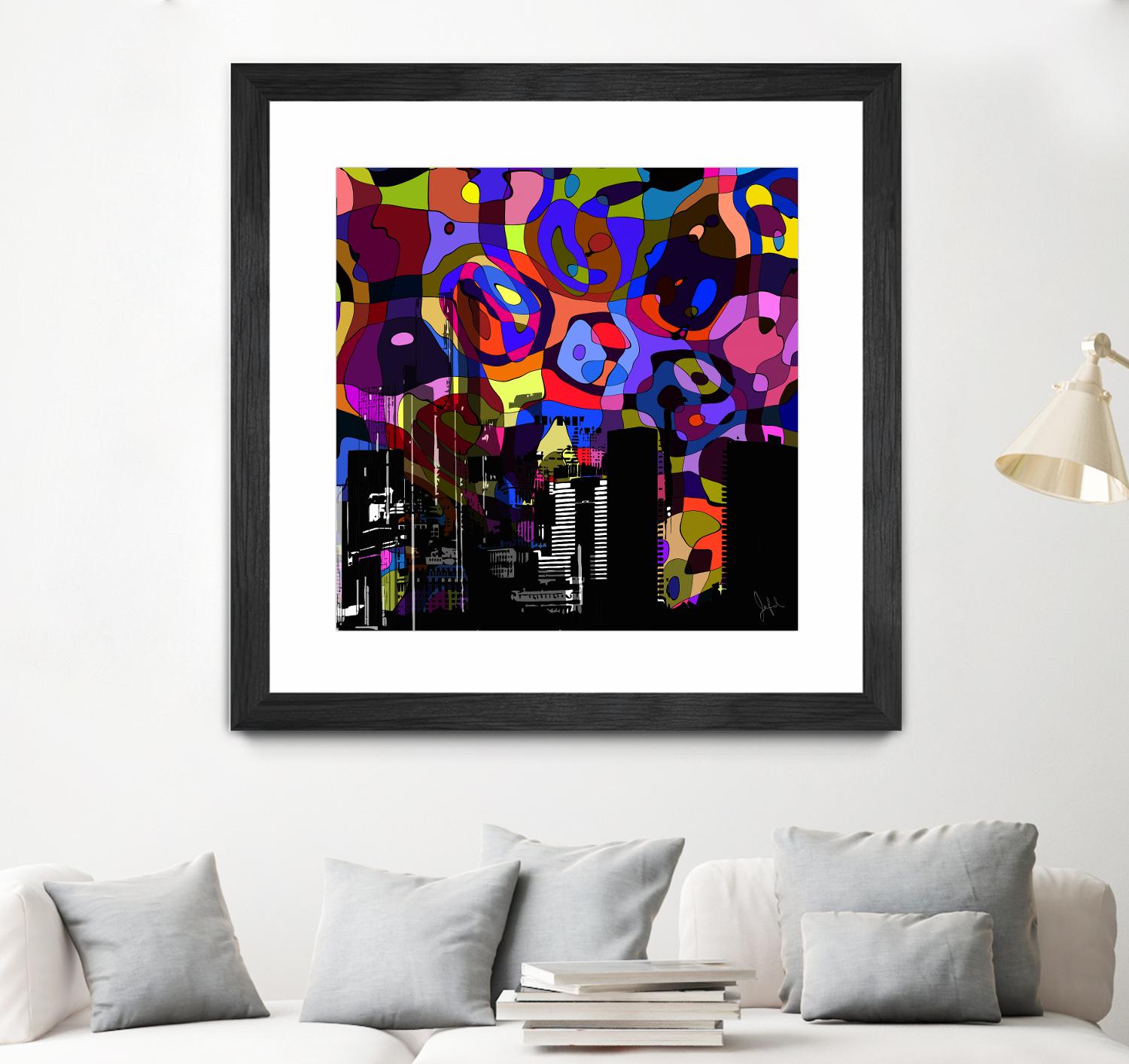 Urban Color V by Jefd on GIANT ART - blue pop art - alternative