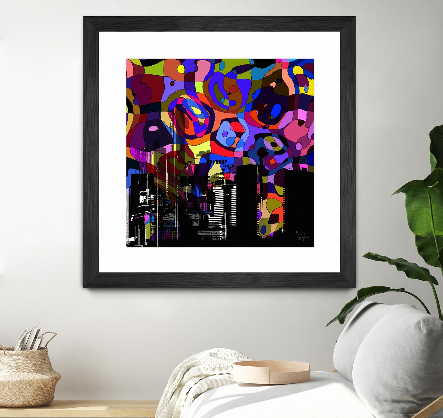Urban Color V by Jefd on GIANT ART - blue pop art - alternative