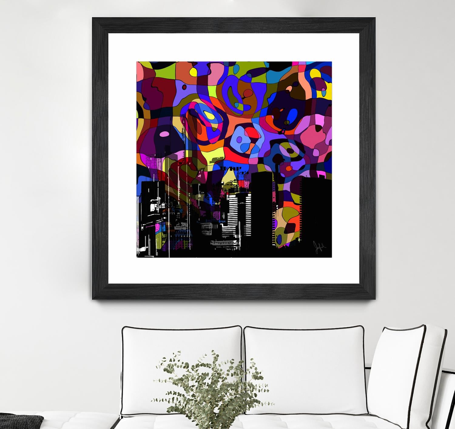 Urban Color V by Jefd on GIANT ART - blue pop art - alternative