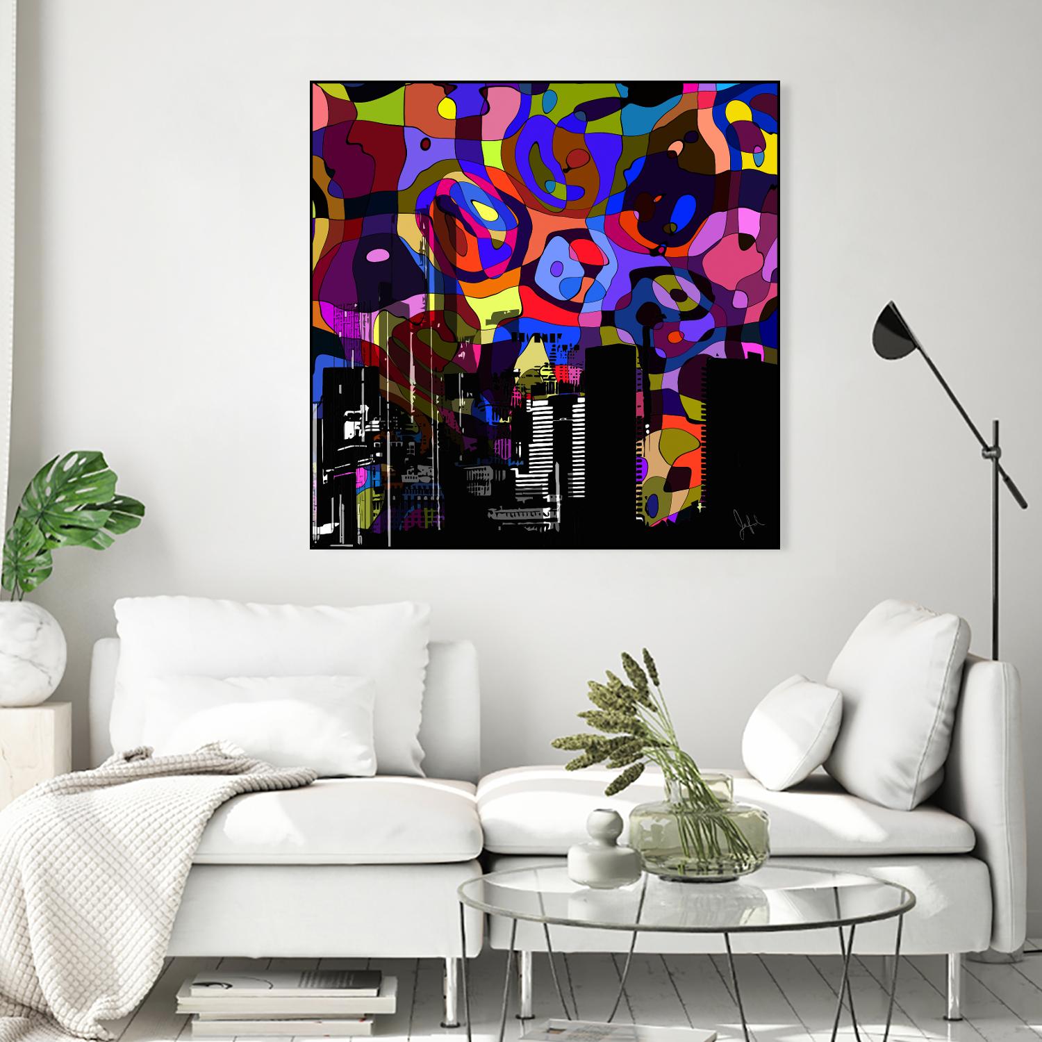Urban Color V by Jefd on GIANT ART - blue pop art - alternative