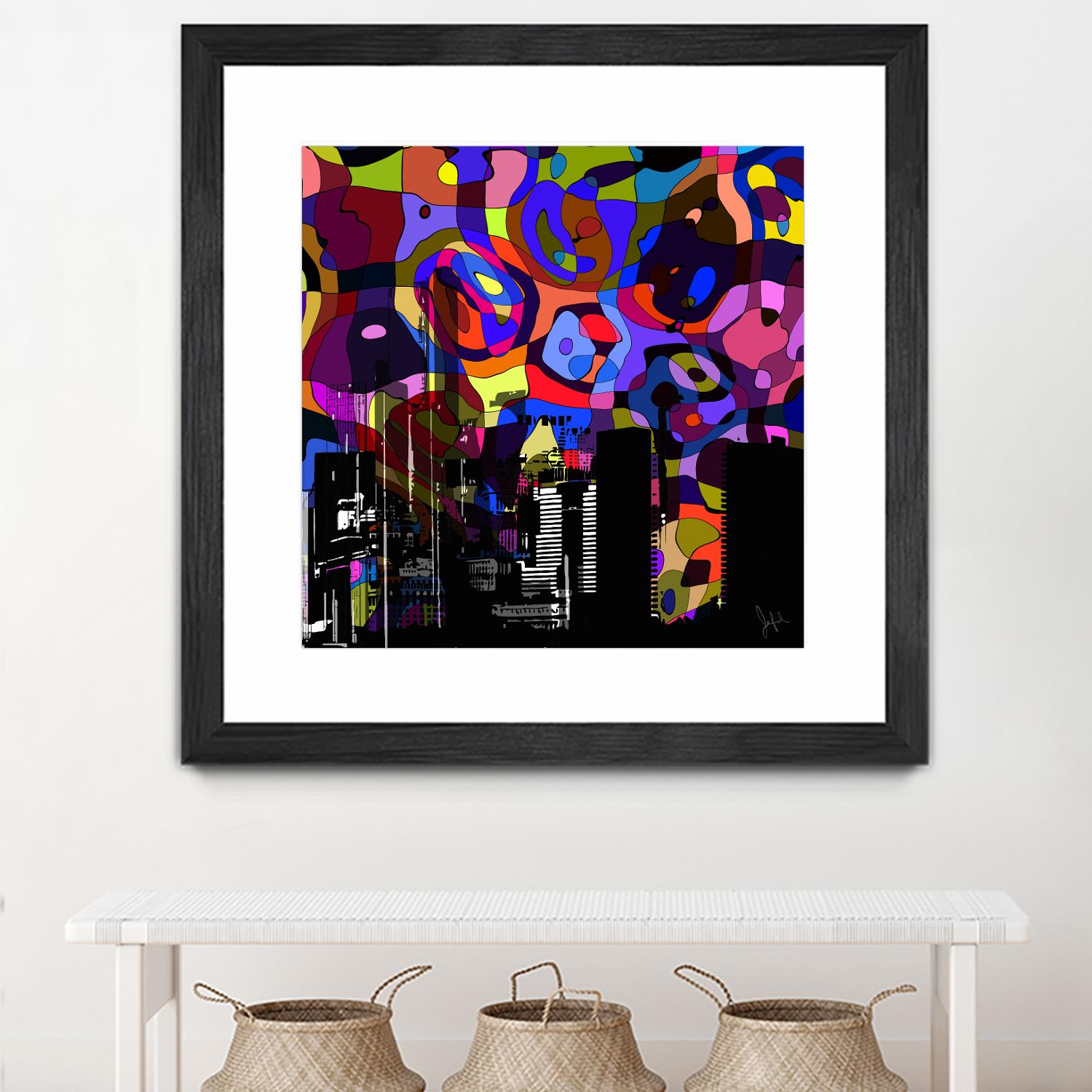 Urban Color V by Jefd on GIANT ART - blue pop art - alternative