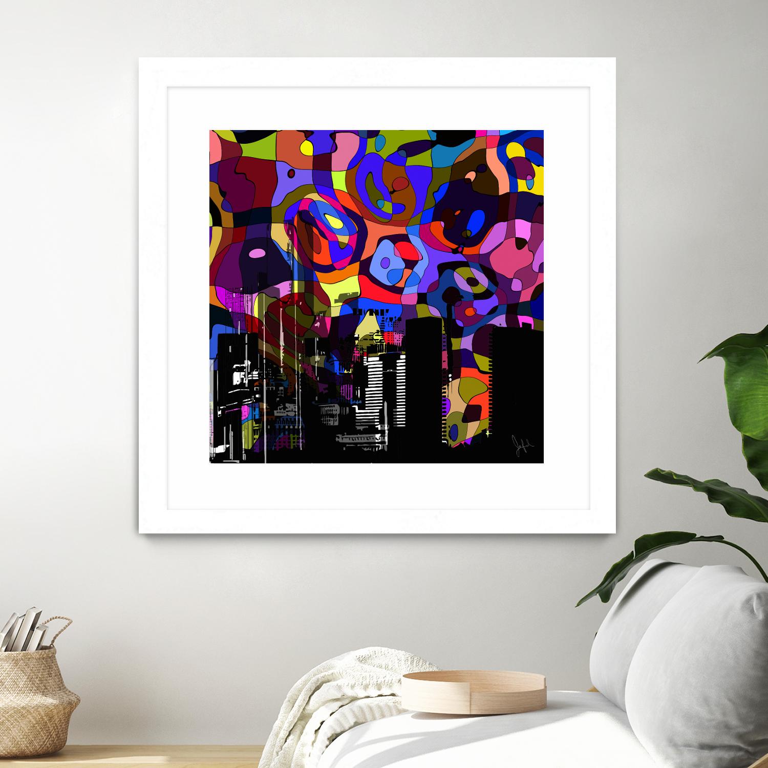 Urban Color V by Jefd on GIANT ART - blue pop art - alternative