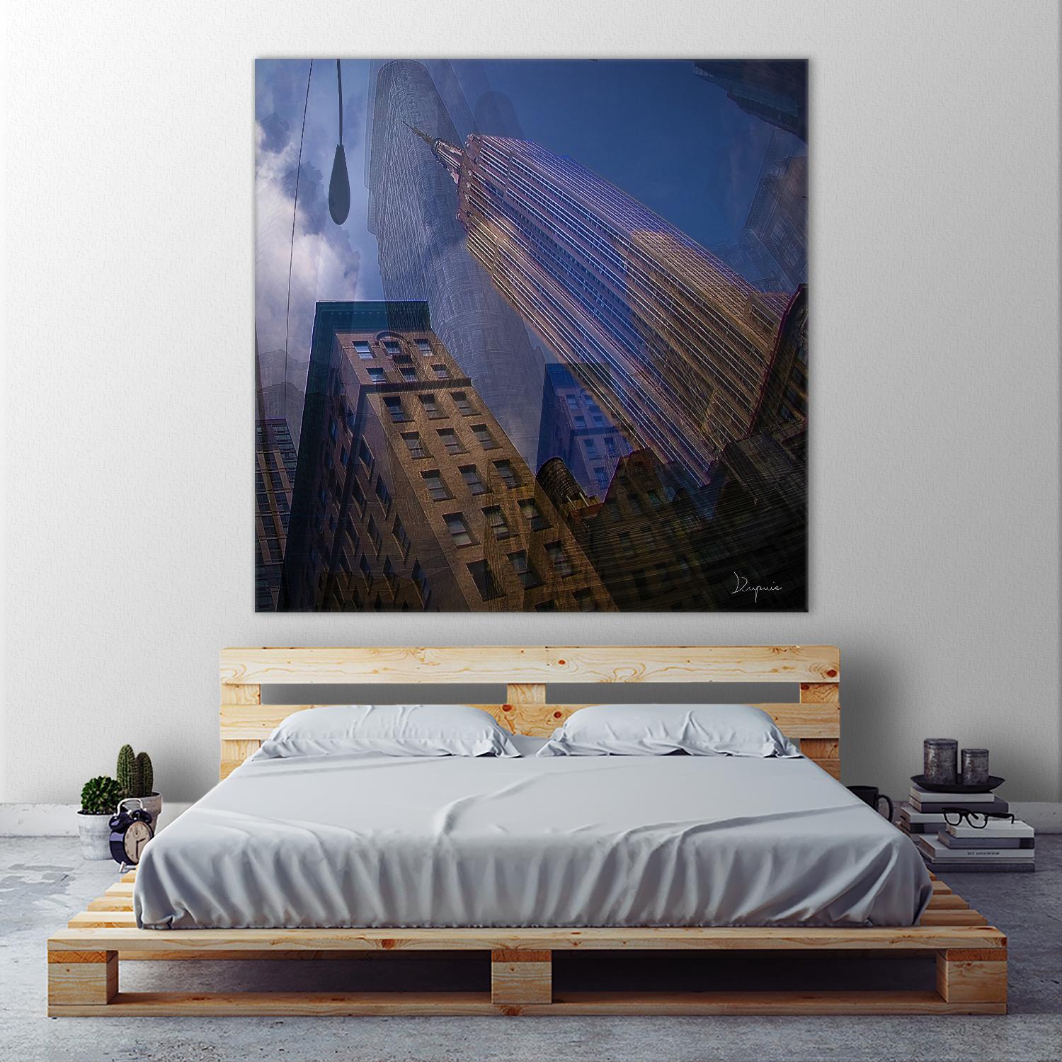 Skymanie by Jean-François Dupuis on GIANT ART - beige photography gratte ciel