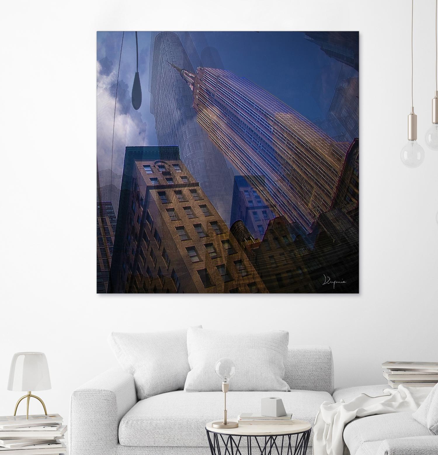 Skymanie by Jean-François Dupuis on GIANT ART - beige photography gratte ciel