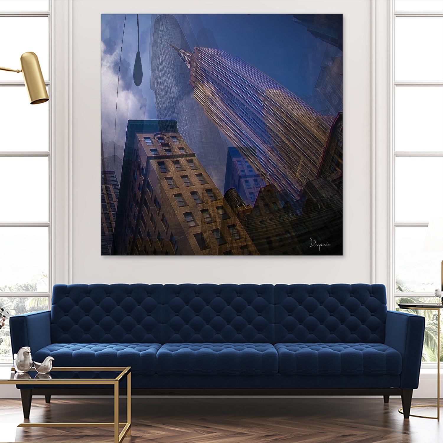 Skymanie by Jean-François Dupuis on GIANT ART - beige photography gratte ciel