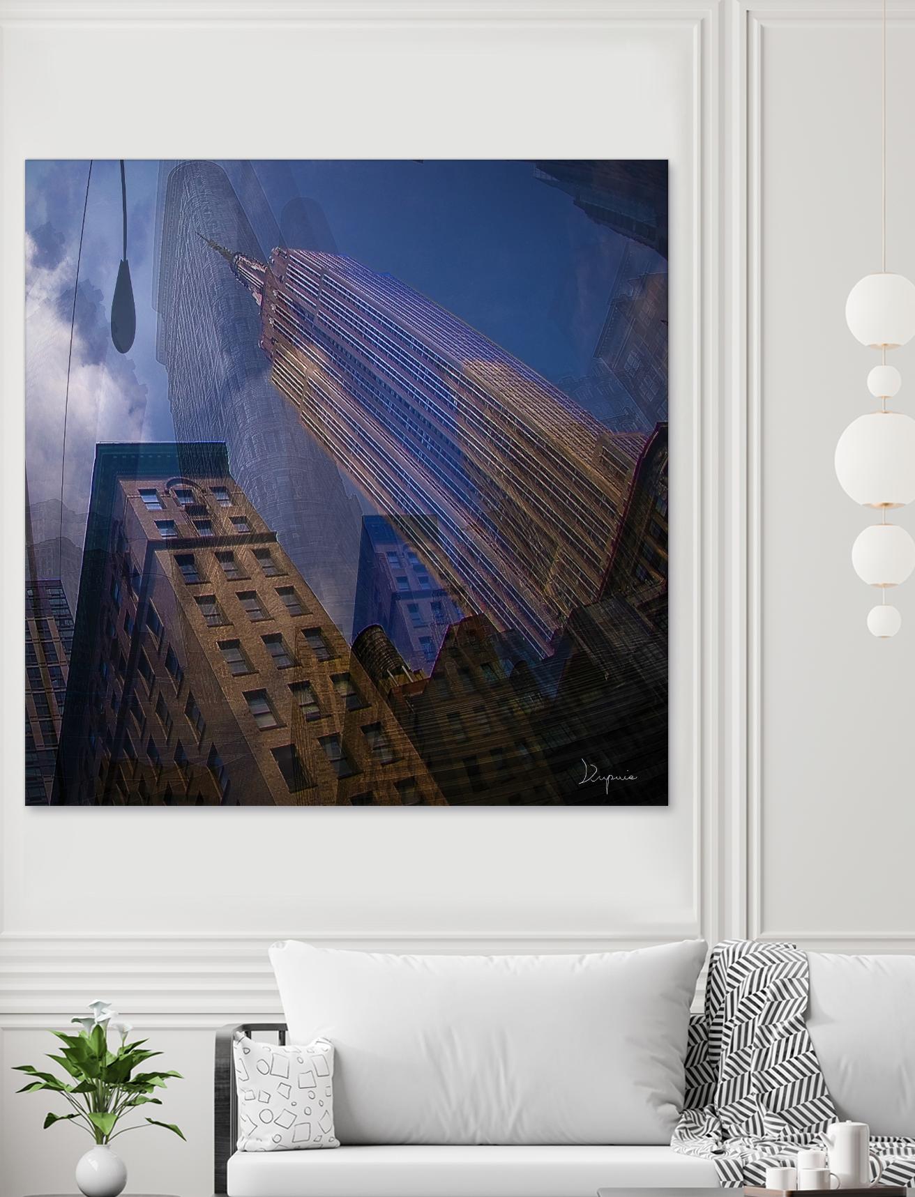 Skymanie by Jean-François Dupuis on GIANT ART - beige photography gratte ciel