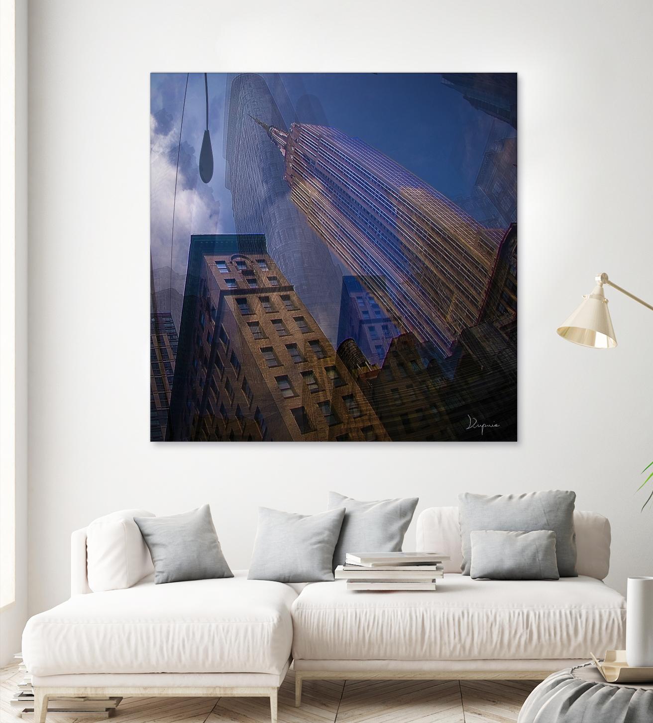 Skymanie by Jean-François Dupuis on GIANT ART - beige photography gratte ciel