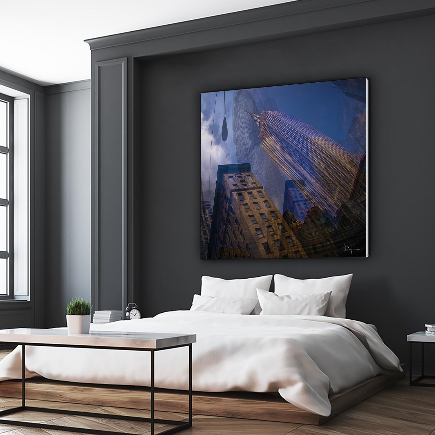 Skymanie by Jean-François Dupuis on GIANT ART - beige photography gratte ciel