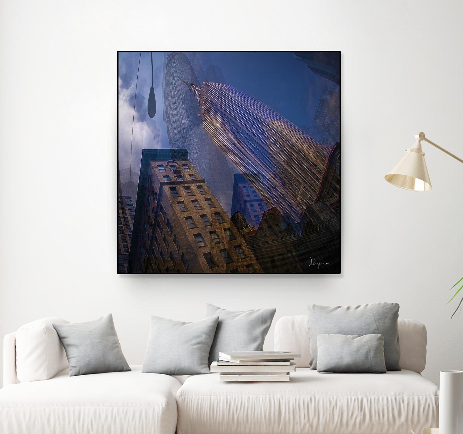 Skymanie by Jean-François Dupuis on GIANT ART - beige photography gratte ciel