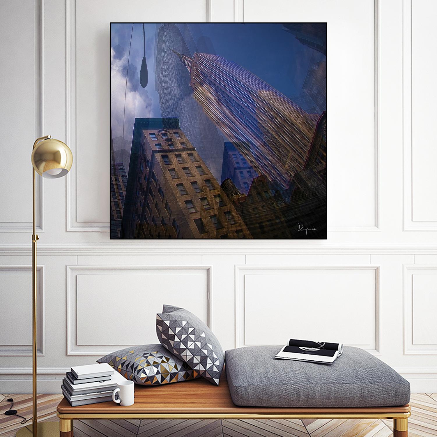 Skymanie by Jean-François Dupuis on GIANT ART - beige photography gratte ciel