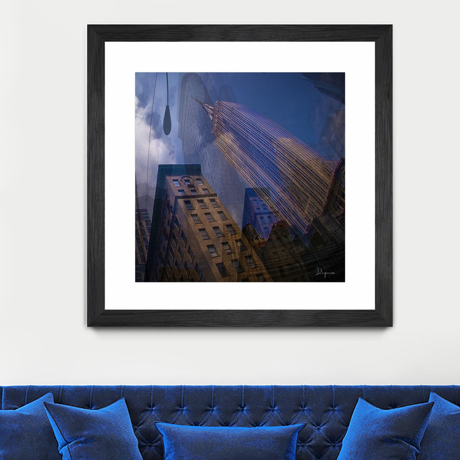 Skymanie by Jean-François Dupuis on GIANT ART - beige photography gratte ciel