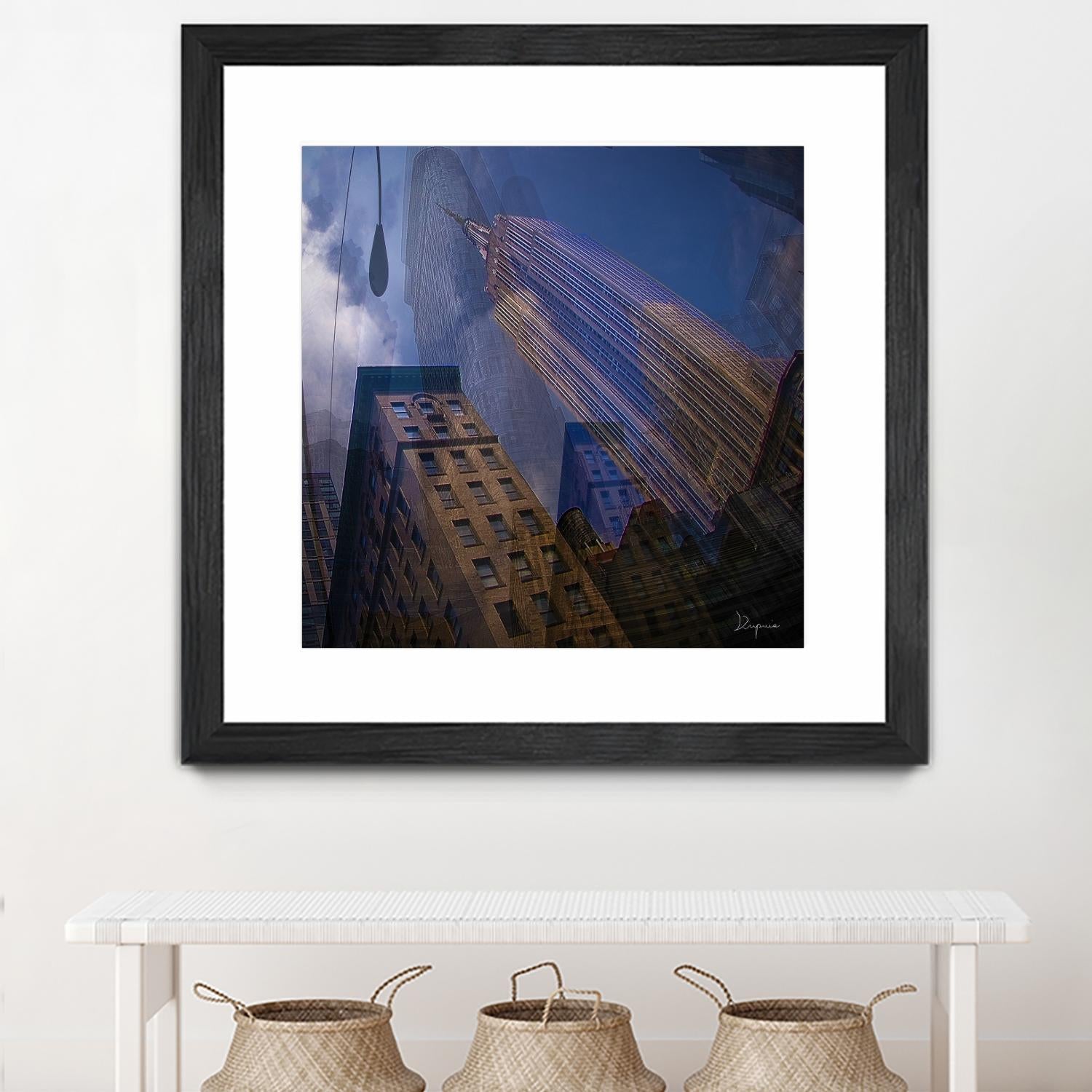 Skymanie by Jean-François Dupuis on GIANT ART - beige photography gratte ciel