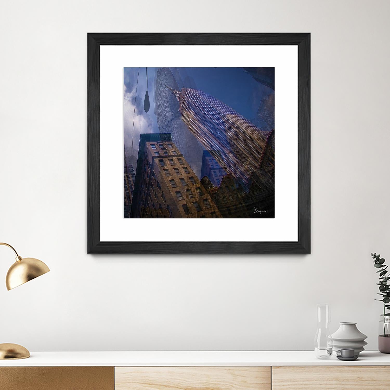 Skymanie by Jean-François Dupuis on GIANT ART - beige photography gratte ciel